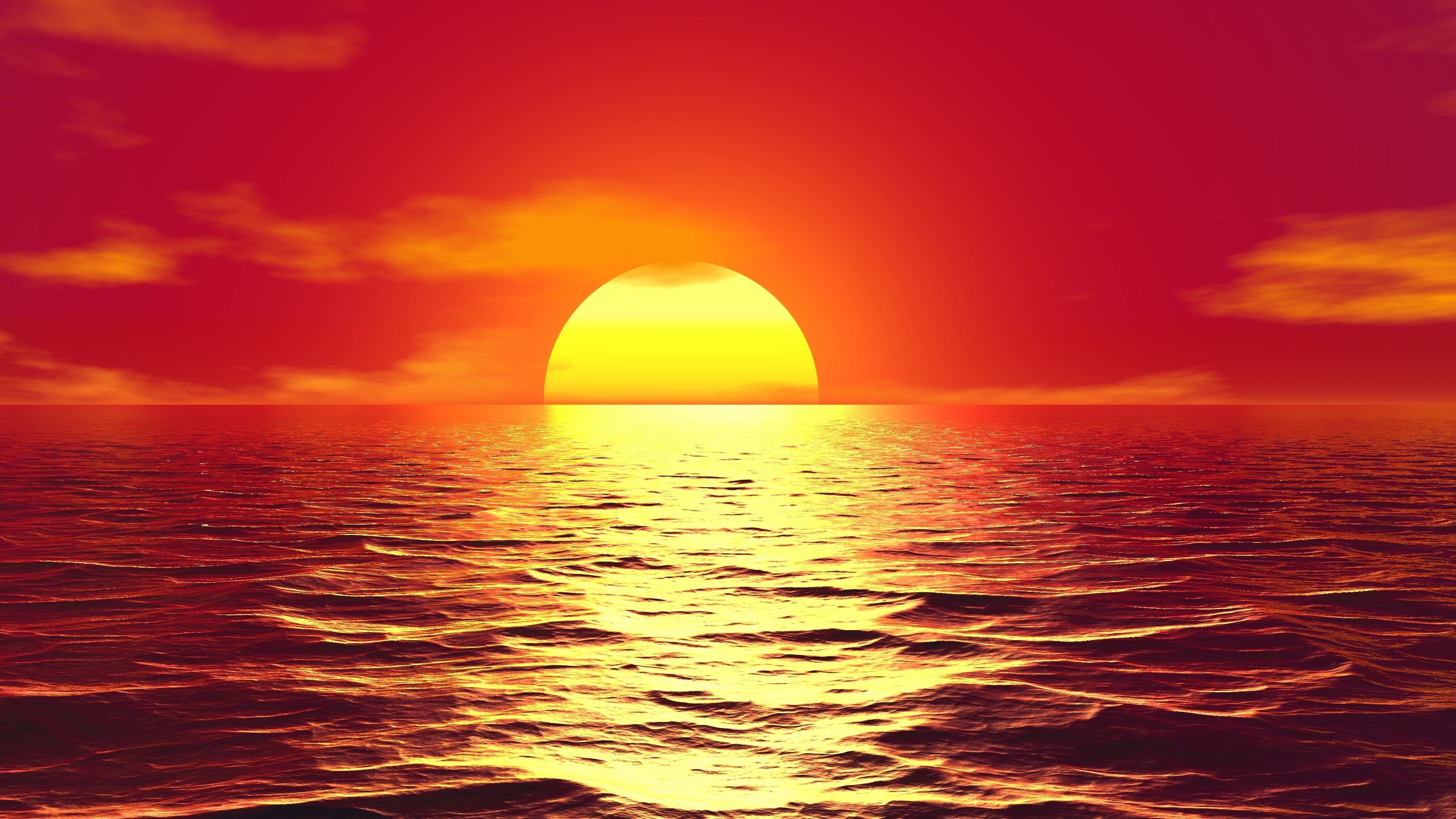 3840x2160 Beautiful Sunset 4k Ultra HD Wallpaper. Background Image, Desktop