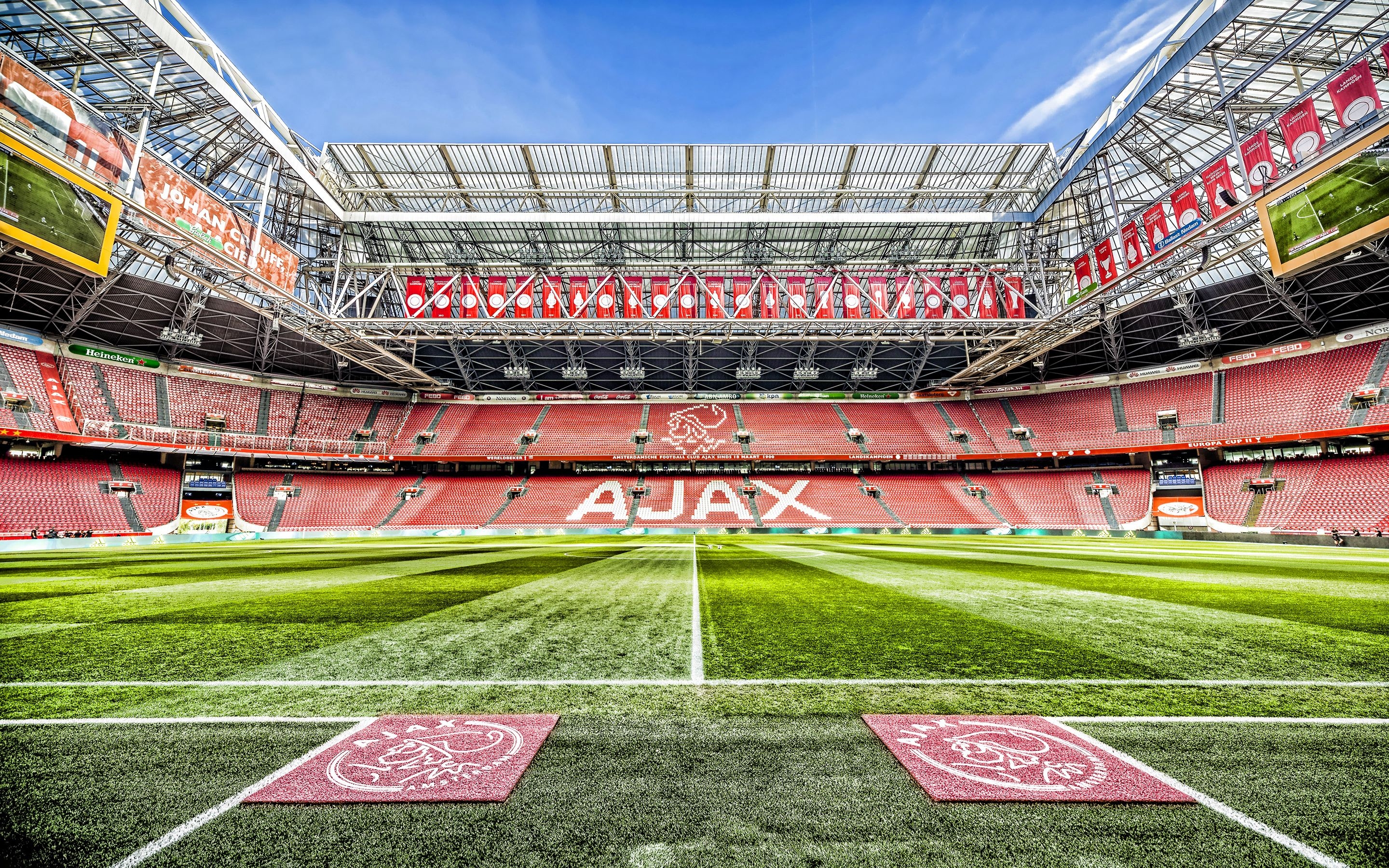 2880x1800 Johan Cruijff Arena, Empty Stadium, Ajax Stadium, Amsterdam Cruijff Arena, Desktop