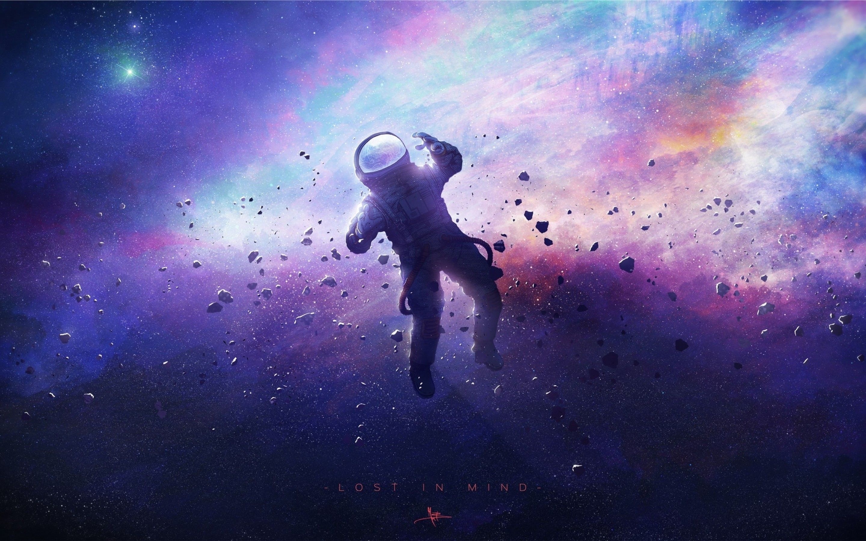 2880x1800 Floating Astronaut Wallpaper Free Floating Astronaut Background, Desktop