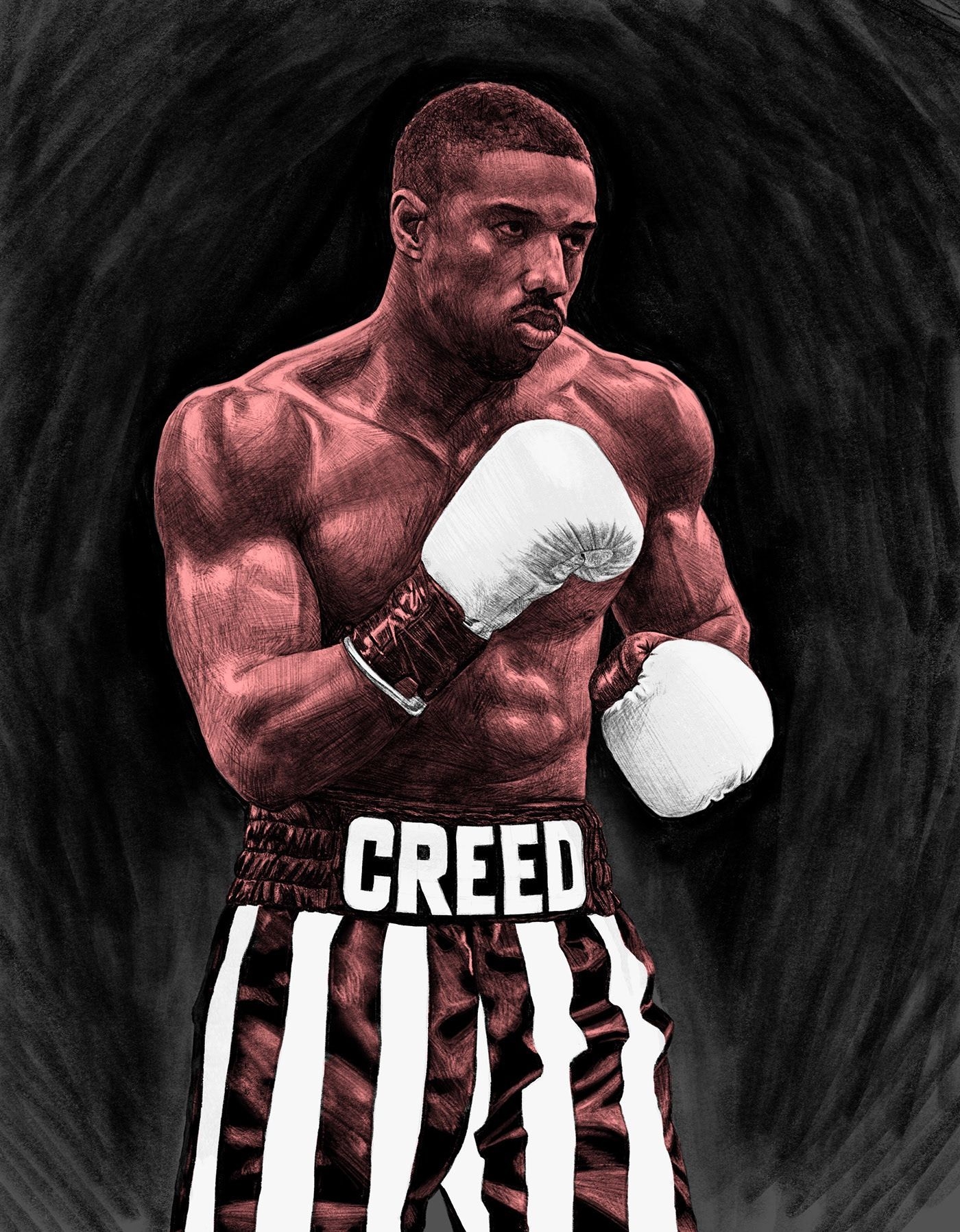 1400x1800 Adonis Creed by Kreg Franco. Creed, Michael bakari jordan, Phone