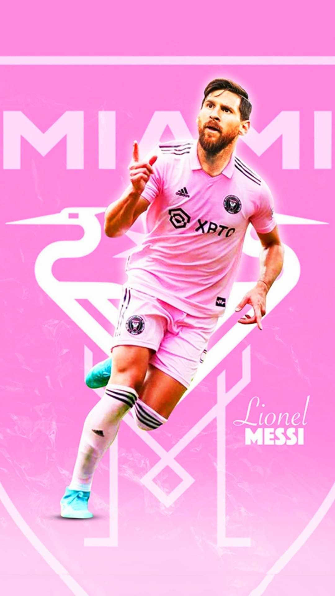 1080x1920 Messi Inter Miami Wallpaper, Phone