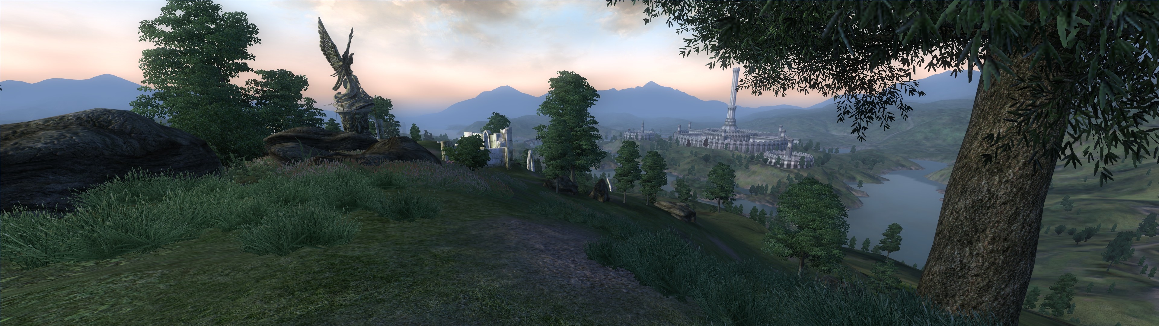 3840x1080 Wallpaper, The Elder Scrolls IV Oblivion, The Elder Scrolls, TES4, Dual Screen