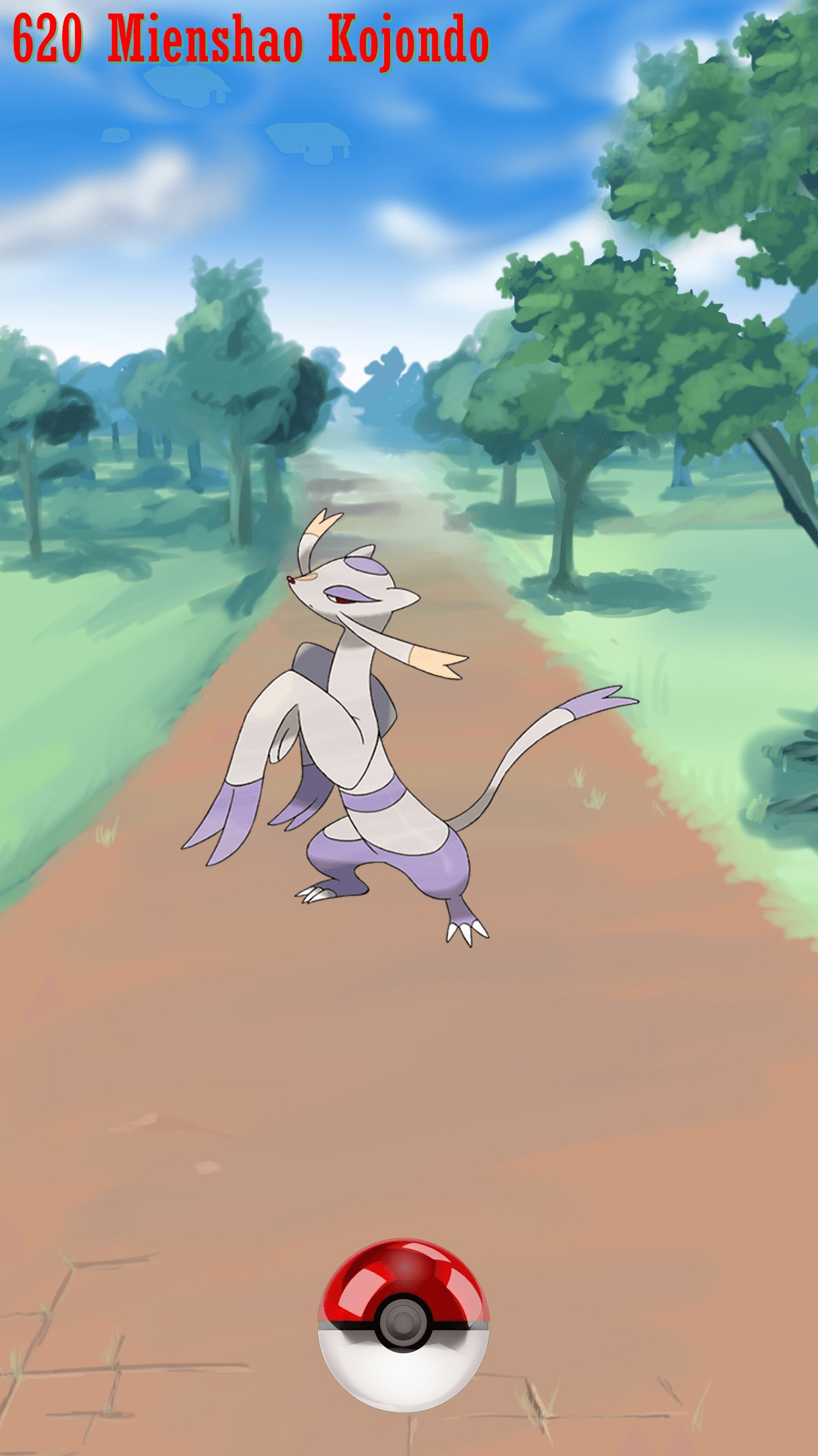 1250x2210 Street Pokeball Mienshao Kojondo, Phone