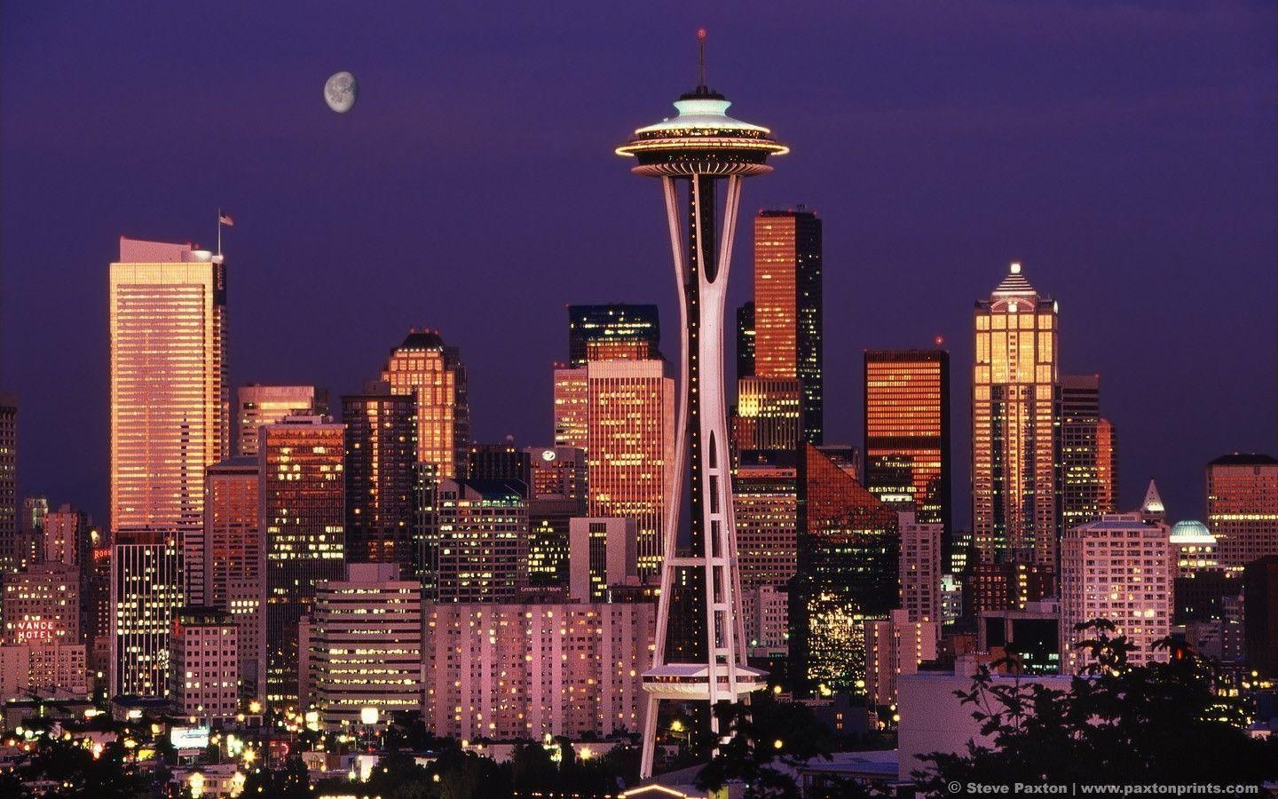 1440x900 seattle skyline wallpaper, Desktop