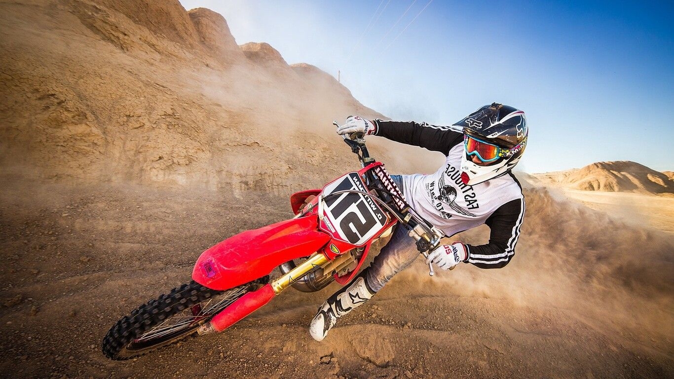 1370x770 Dirt Bike  Resolution HD 4k Wallpaper, Image, Background, Photo and Picture, Desktop