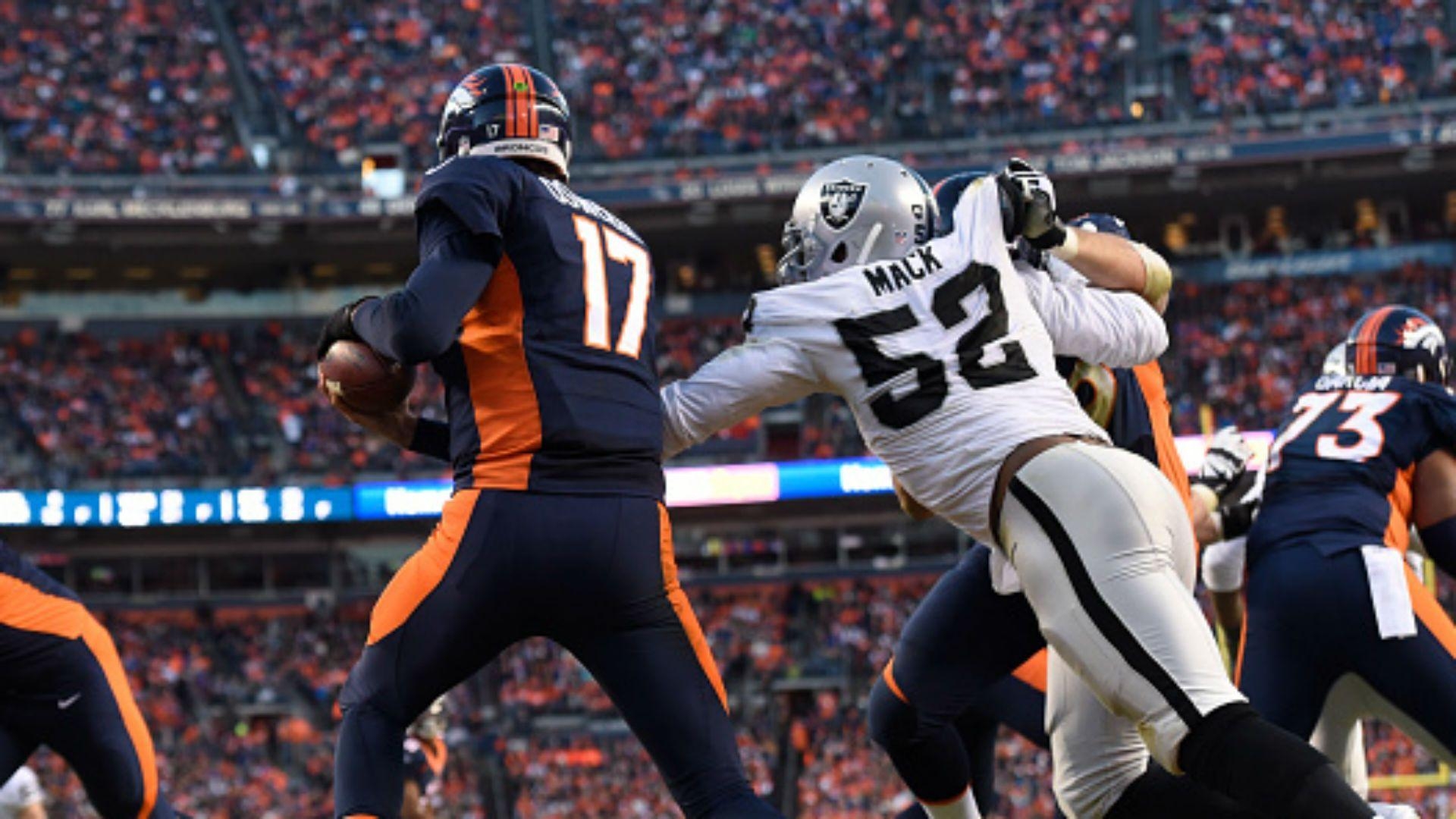 1920x1080 Khalil Mack has 5 sacks as Raiders knock off Broncos. NFL, Desktop