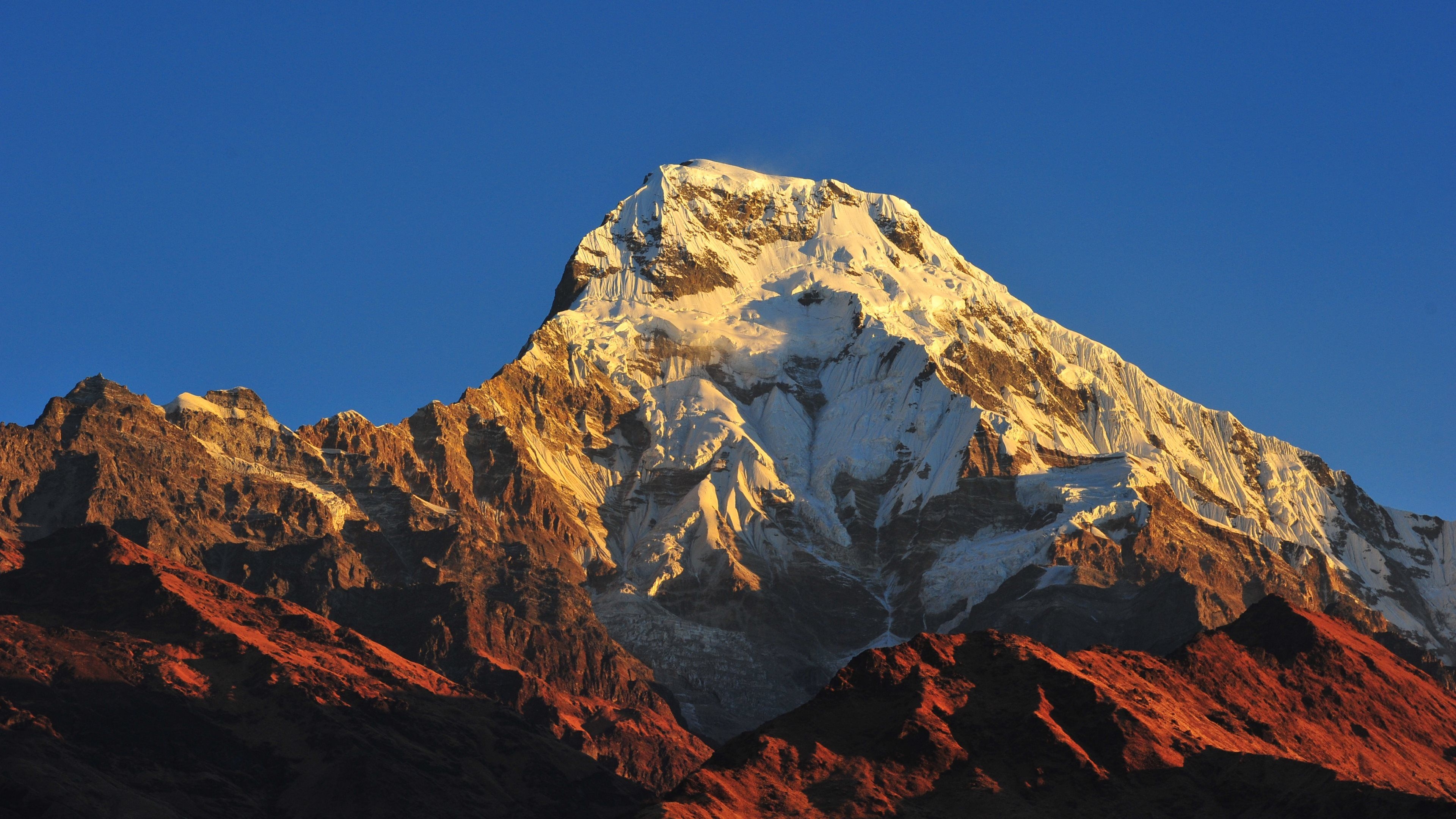 3840x2160 Annapurna Massif Mountain Range Nepal 4k, HD Nature, 4k Wallpaper, Desktop