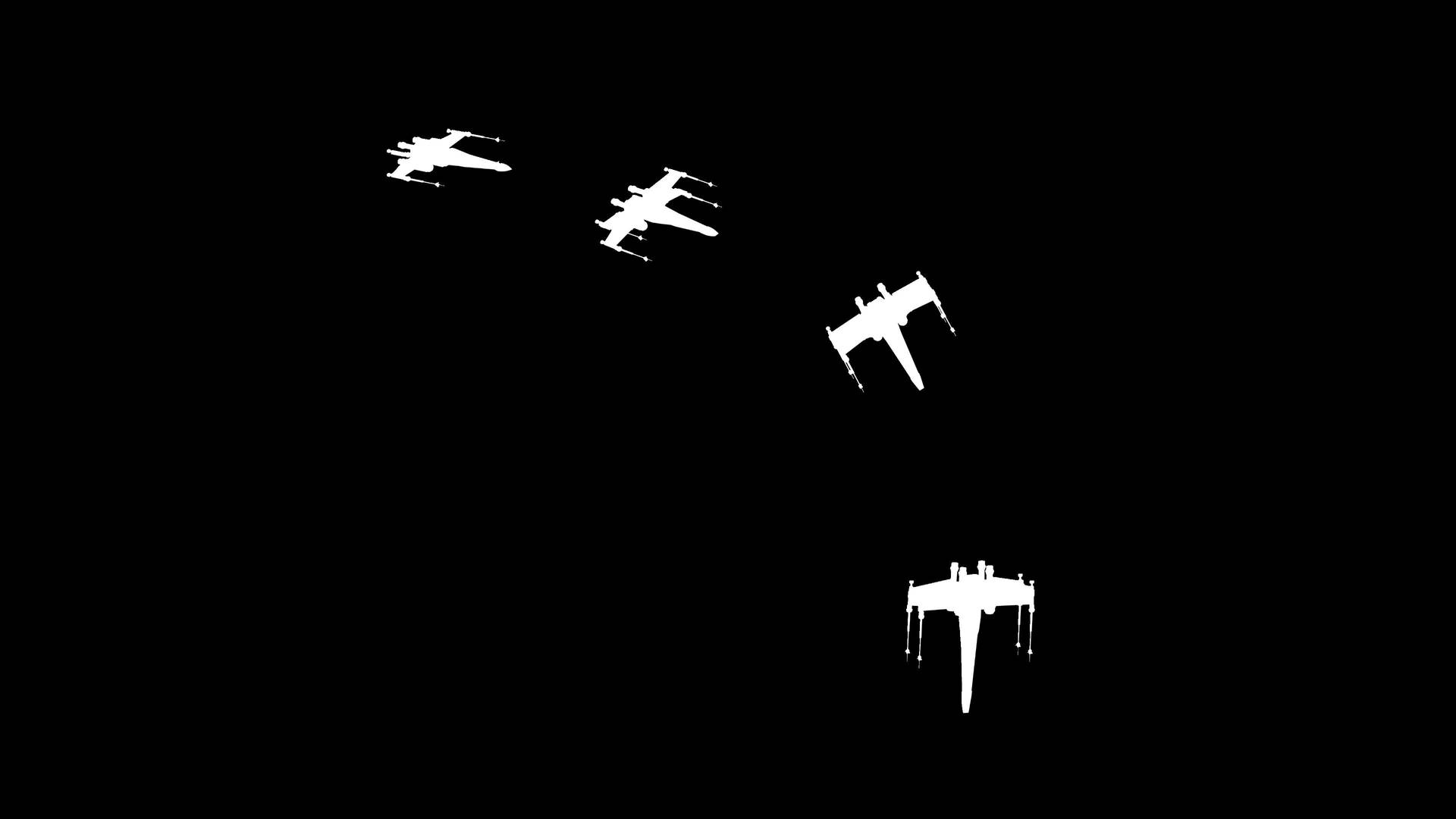 1920x1080 Download Dark Minimalist X Wings Wallpaper, Desktop