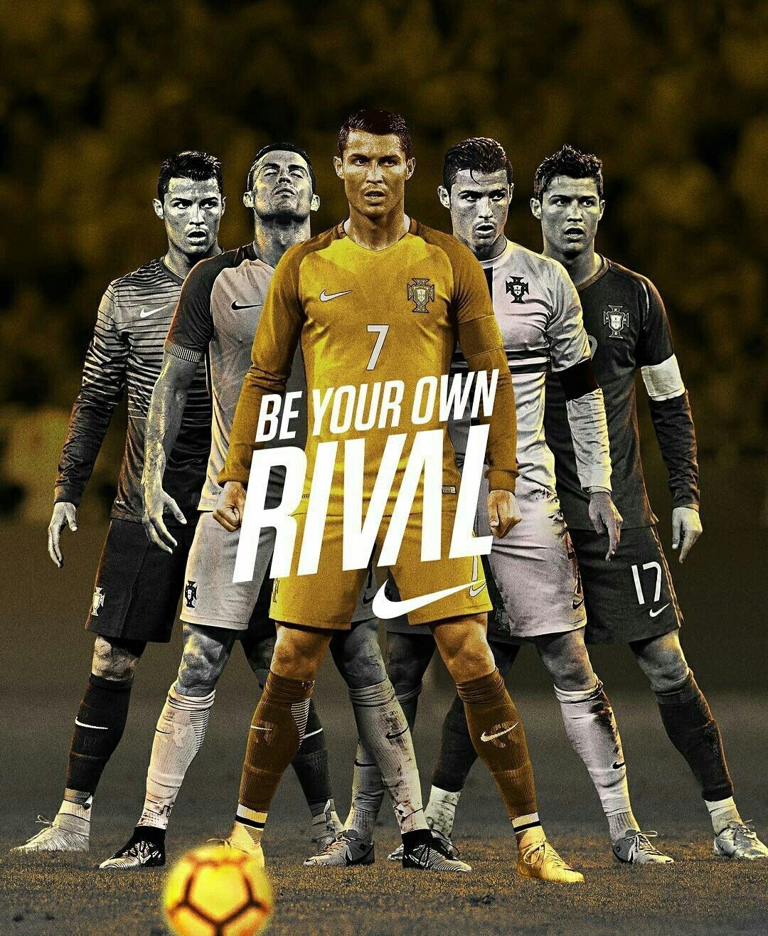 1080x1320 Be your own rival. Cristiano Ronaldo, Phone