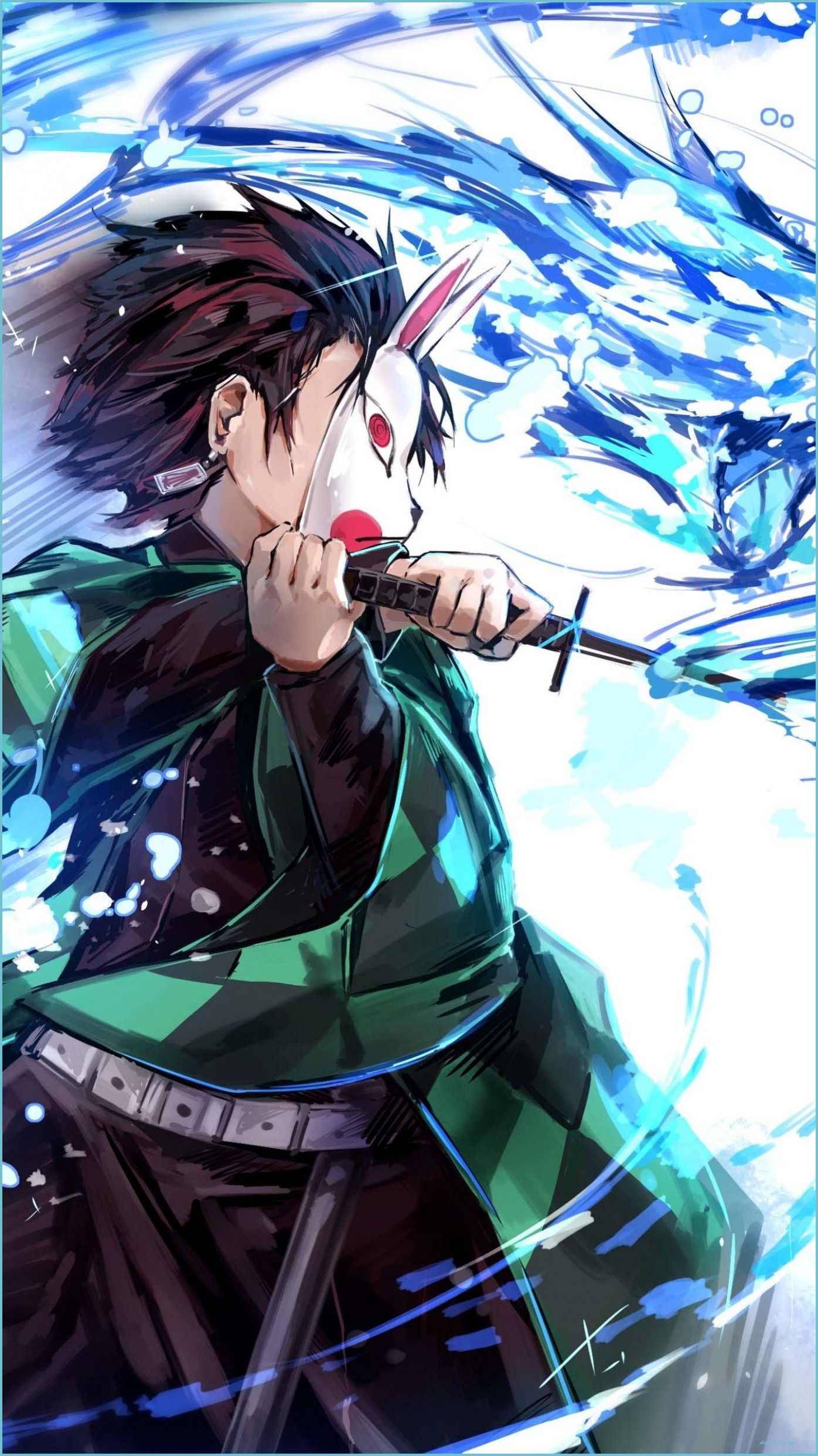 1400x2490 Demon Slayer Tanjiro Wallpaper Free Demon Slayer Tanjiro Slayer Wallpaper, Phone