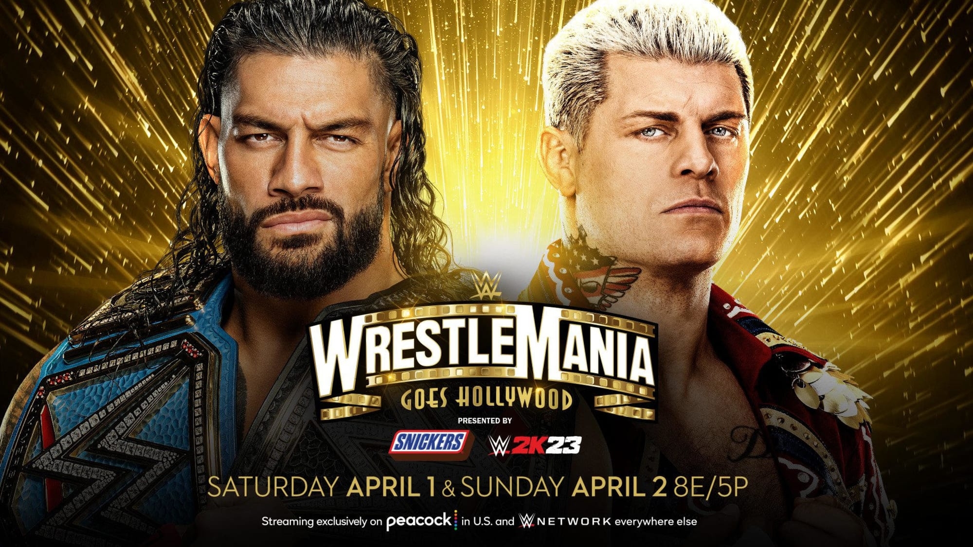 2000x1130 Projected WWE WrestleMania 39 match card after March 20 Raw, Desktop