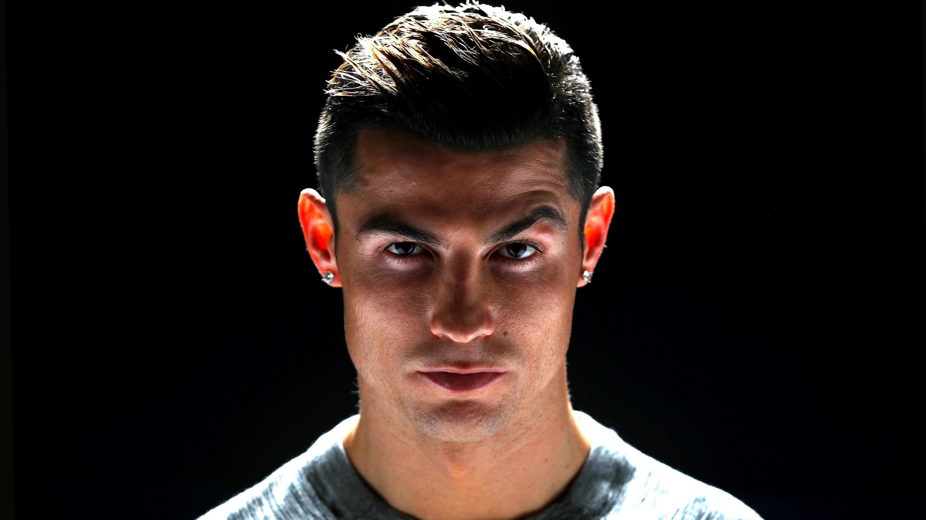 3840x2160 wallpaper cristiano ronaldo hd, hair, face, forehead, head, nose, hairstyle, chin, cheek, ear, jaw, Desktop