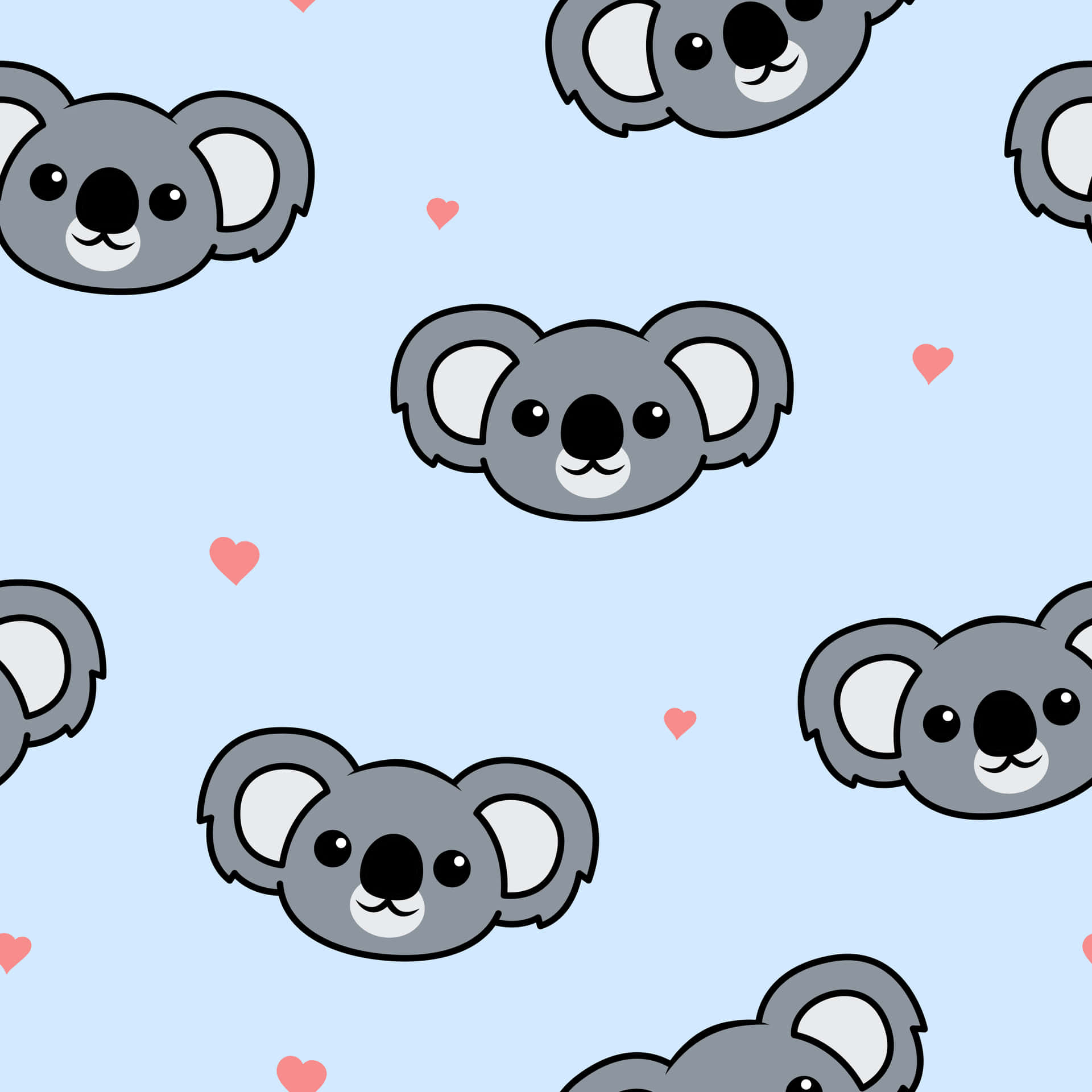 1920x1920 Download A cute Koala rests in the branches of a Eucalyptus tree, Phone