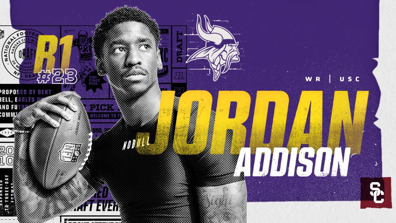 1280x720 2023 NFL Draft: WR Jordan Addison, USC, No. 23 Pick, Desktop