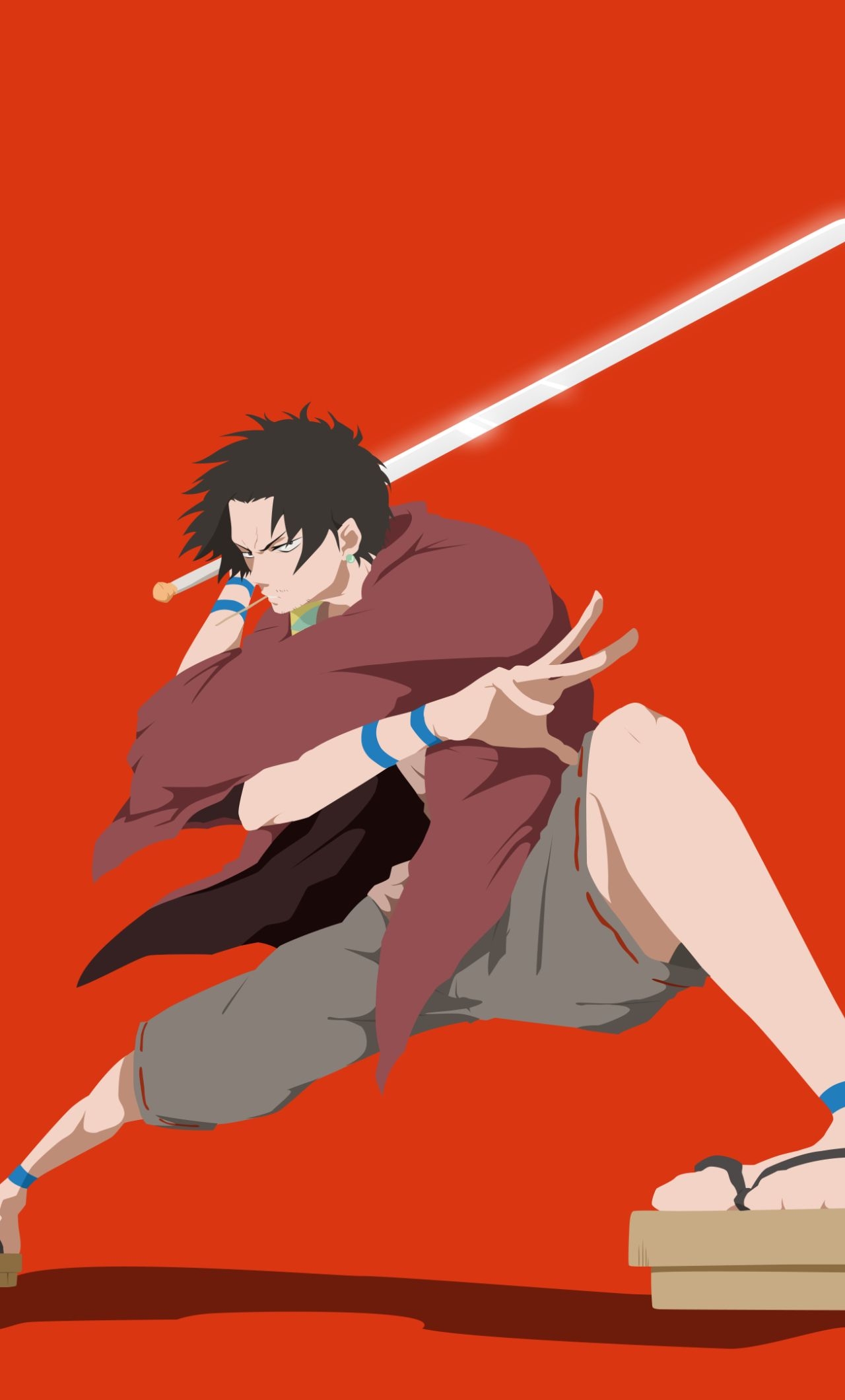 1280x2120 Samurai Champloo Minimalist iPhone 6 plus Wallpaper, HD, Phone