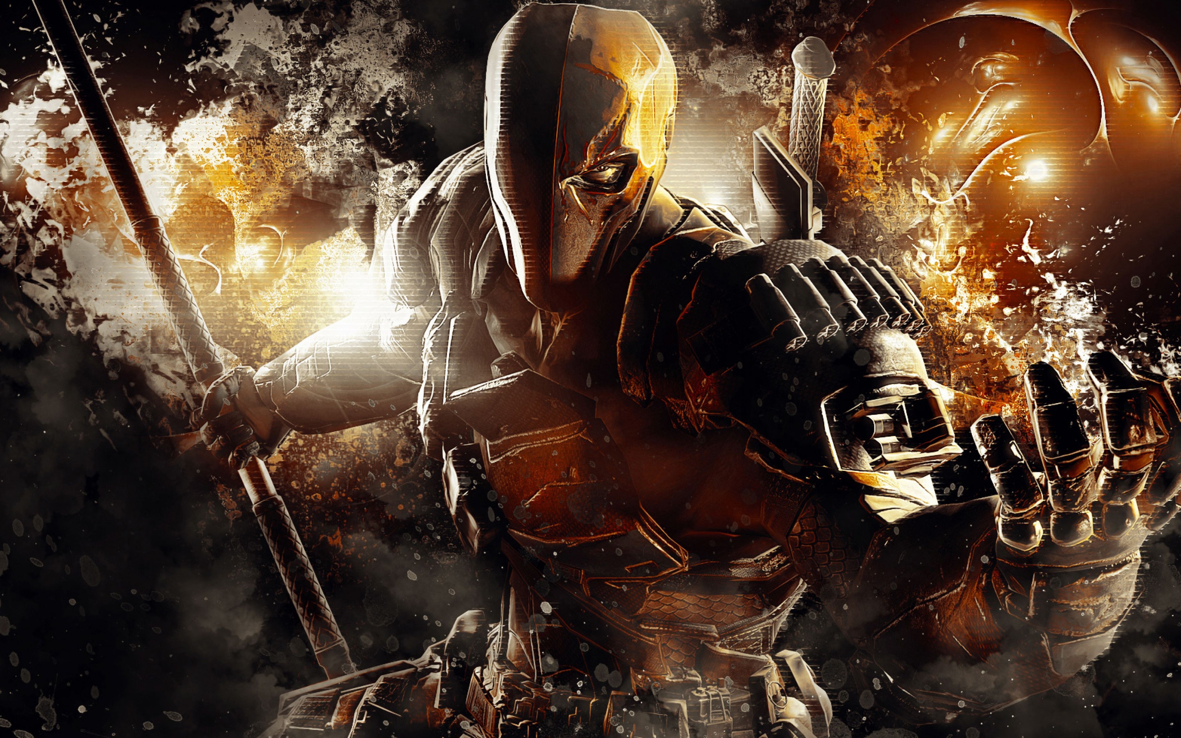 3840x2400 Download Wallpaper  Batman arkham origins, Deathstroke, Desktop