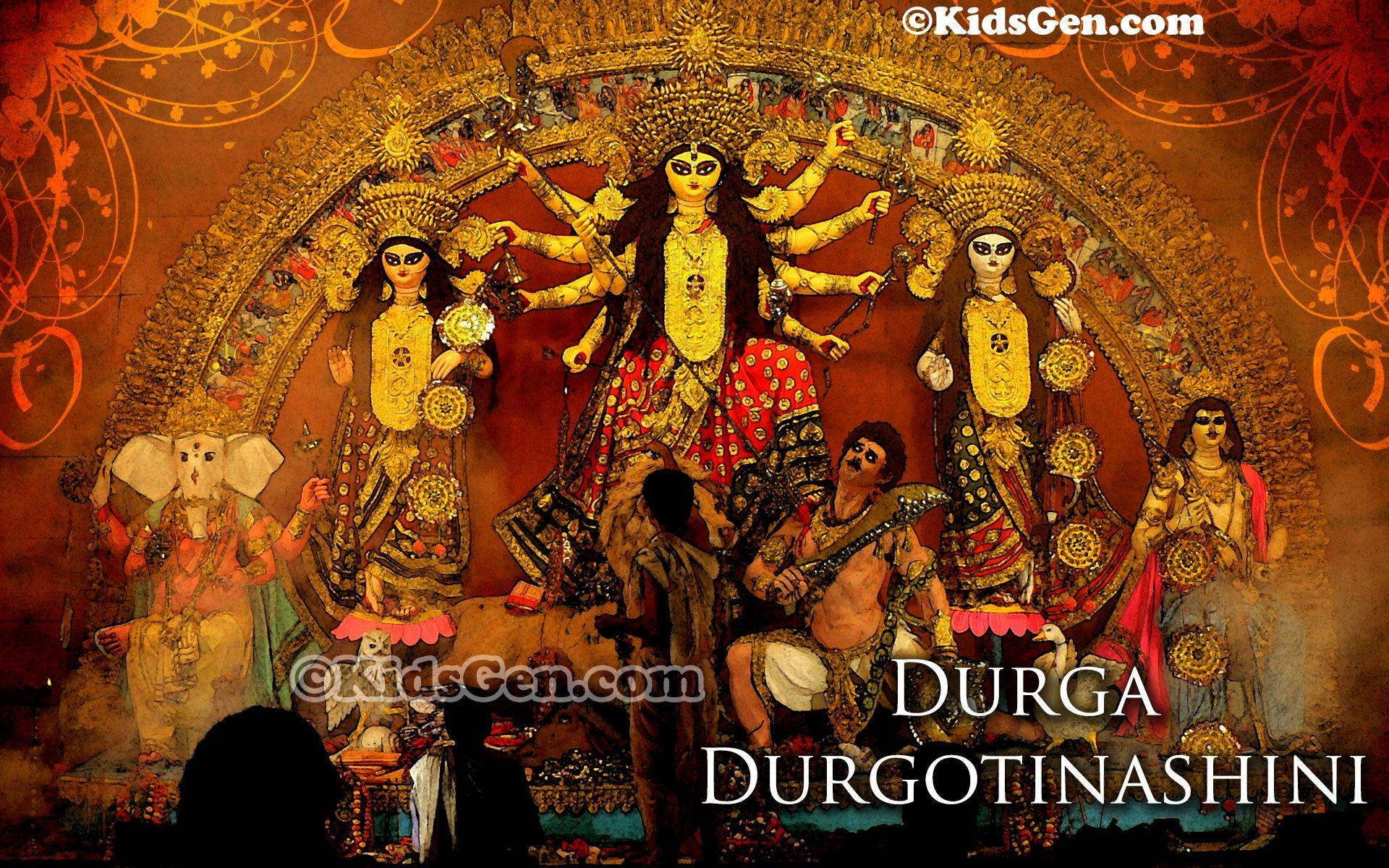 1920x1200 Durga Puja Wallpaper, Desktop