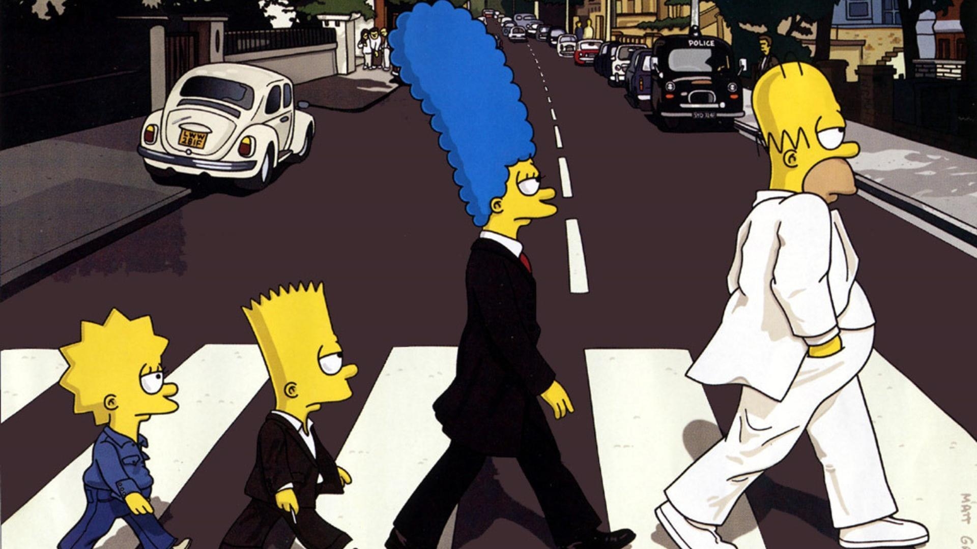 1920x1080 The Simpsons: Abbey Road HD Wallpaper. Download HD Wallpaper, Desktop