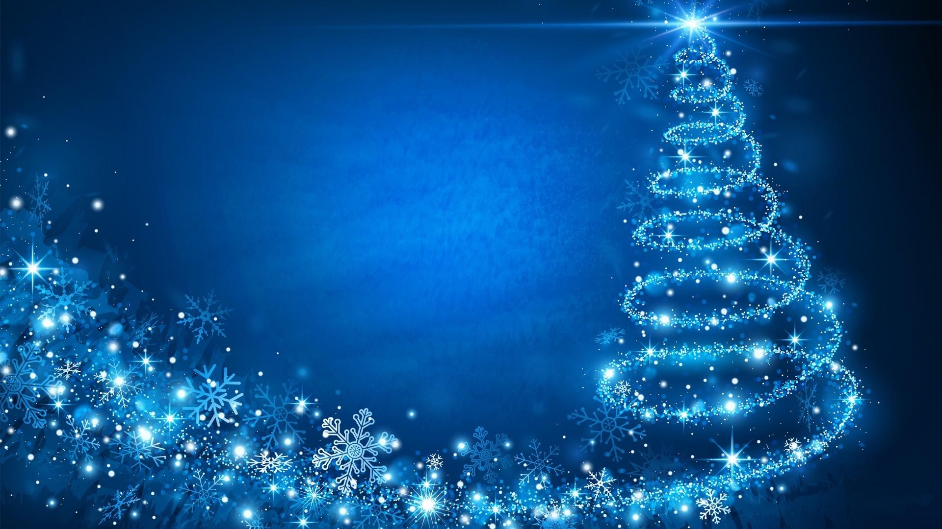 1920x1080 Blue Christmas Wallpaper HD, Desktop