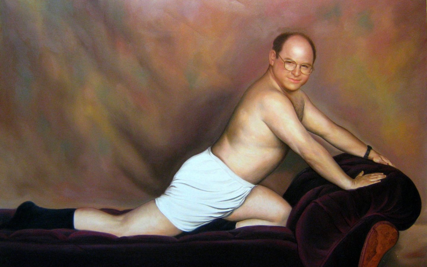 1440x900 George Costanza Painting, Desktop