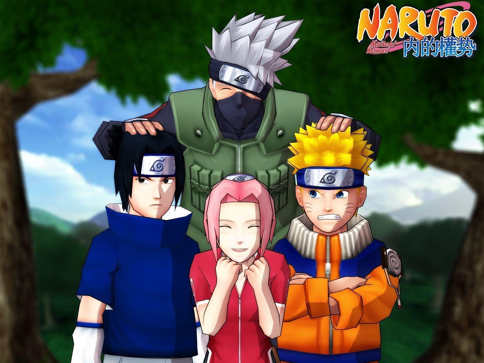 1600x1200 Naruto Wallpaper Team 7 Wallpaper High Quality, Cartoon, Desktop