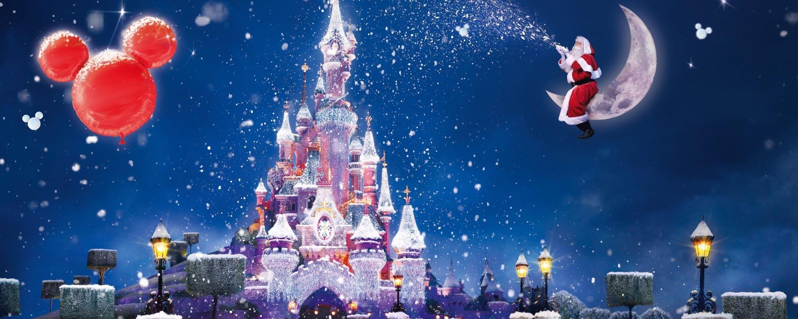 2560x1030 Christmas High Resolution Dual Monitor Wallpaper Free, Dual Screen