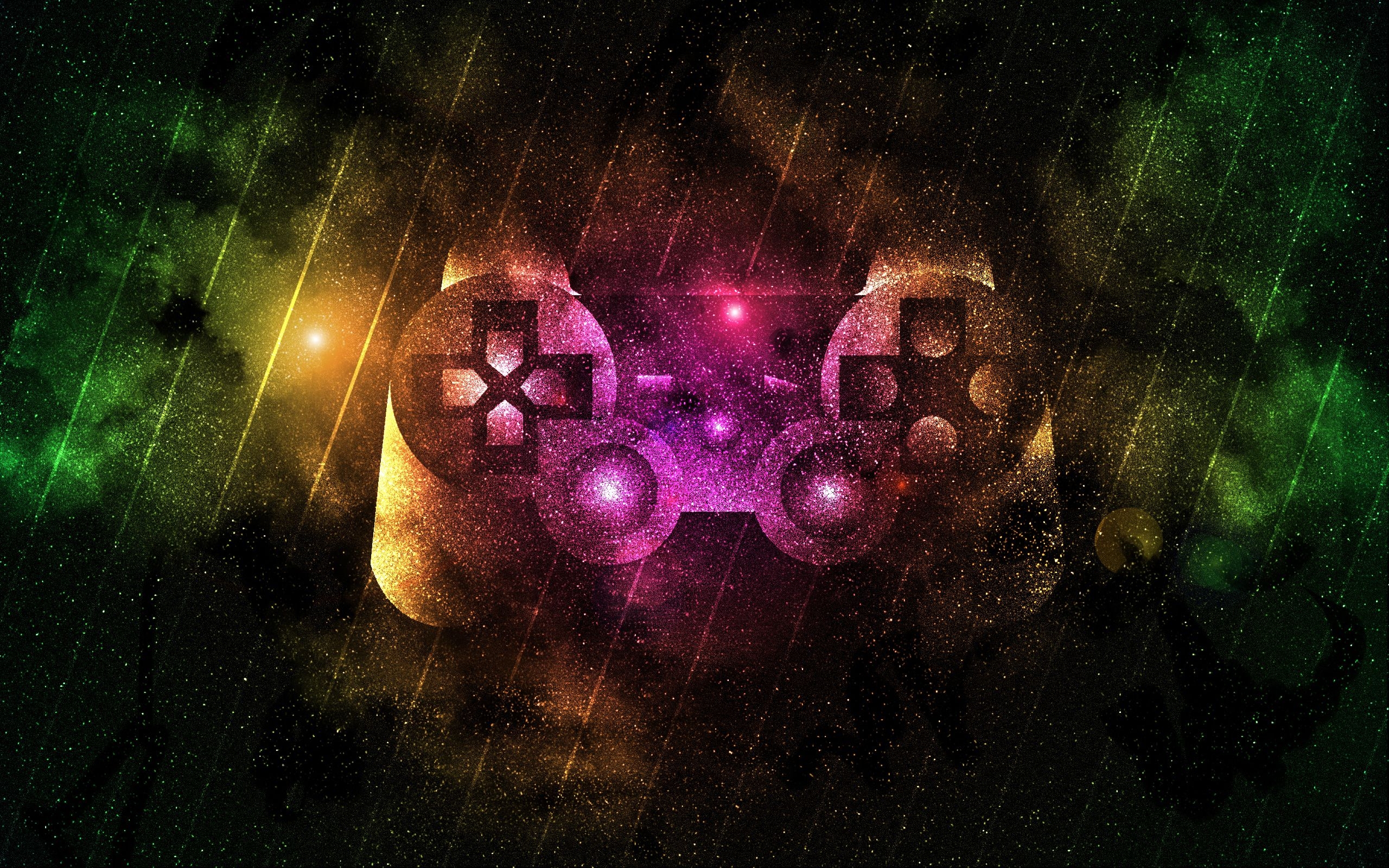 2560x1600 PS3 Controller Abstract 4K Wallpaper, Desktop