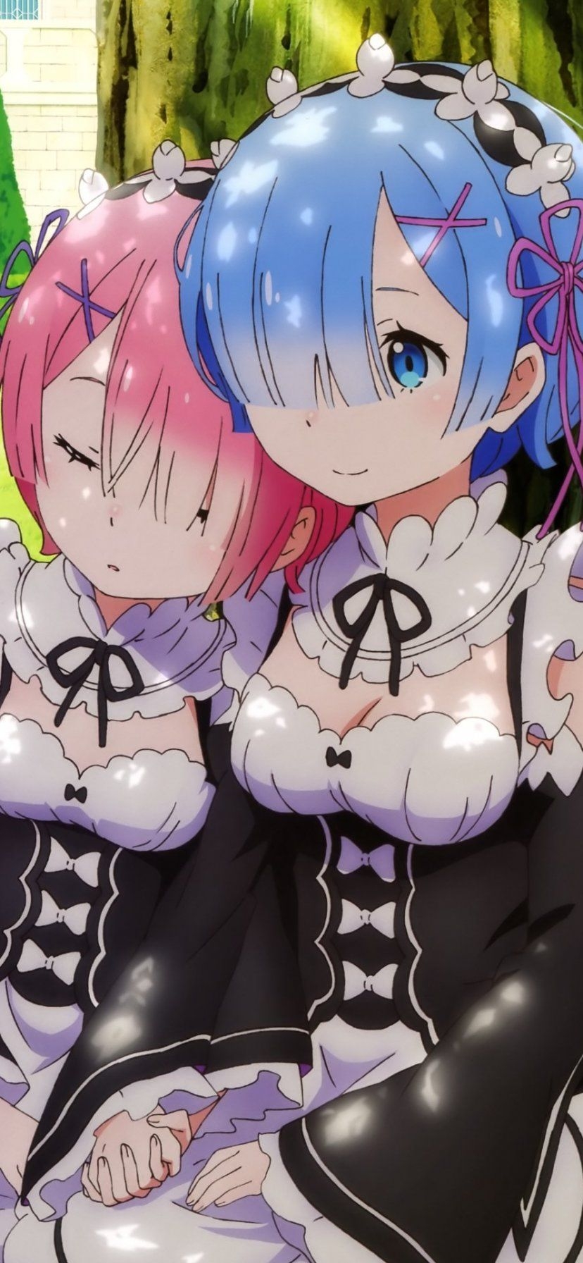 830x1800 Ram and Rem iPhone 11  wallpaper, Phone