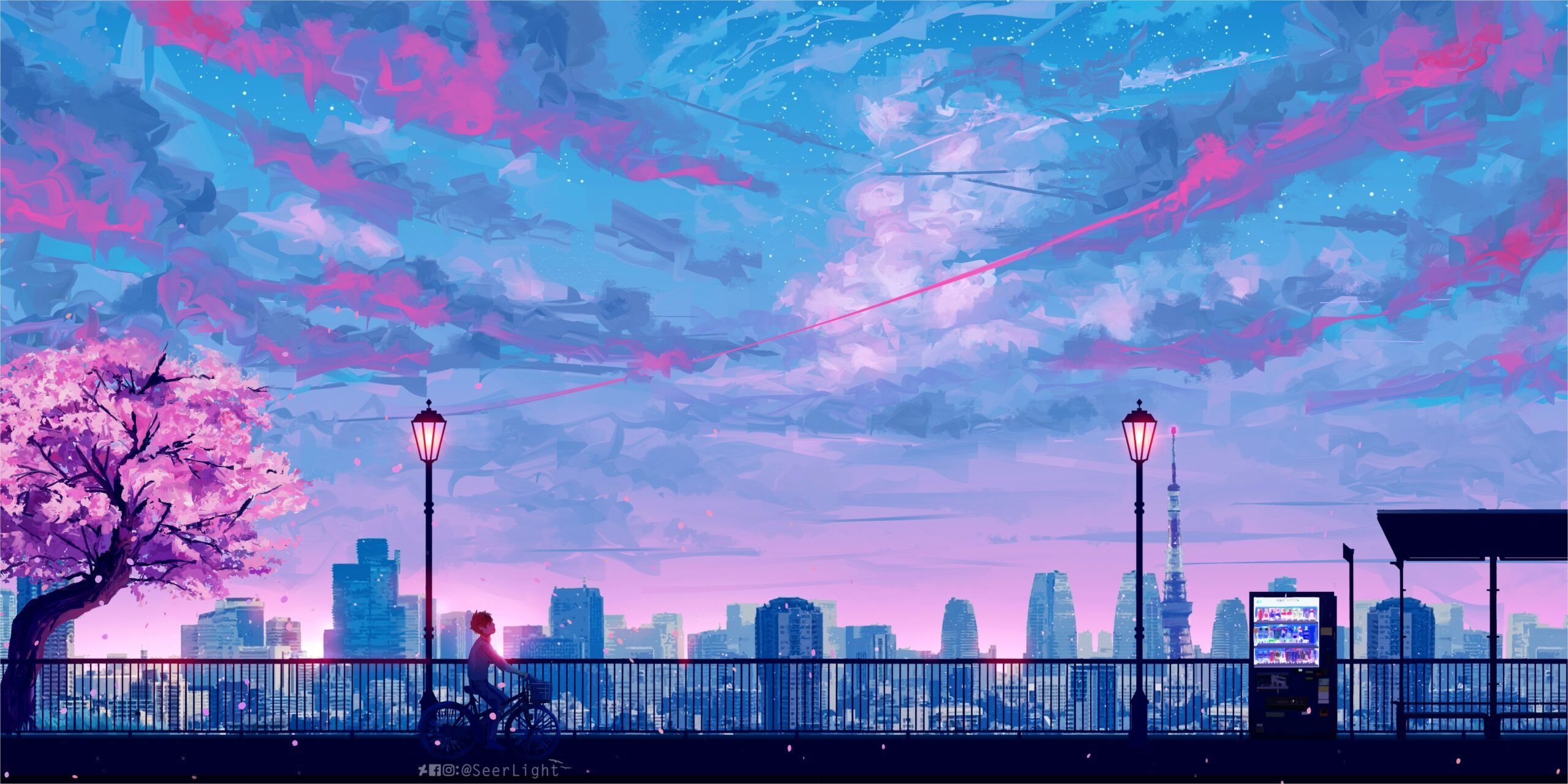 2560x1290 Anime Aesthetic PC Wallpaper, HD Anime Aesthetic PC Background on WallpaperBat, Desktop