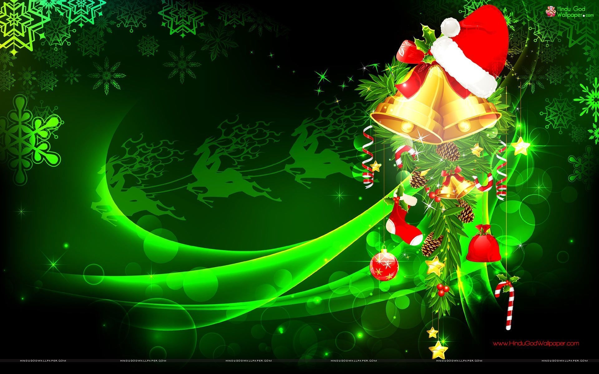 1920x1200 Green Christmas Wallpaper Free Green Christmas Background, Desktop