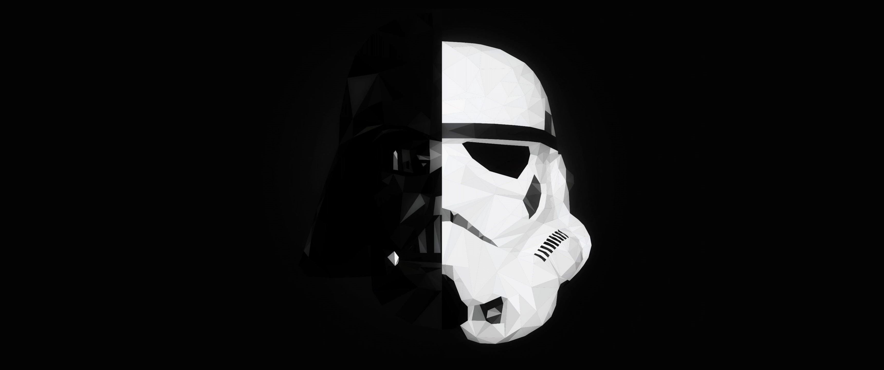 3440x1440 stormtrooper, #Darth Vader, #Star Wars, #mask, #splitting. Dual screen wallpaper, Darth vader wallpaper, Star wars awesome, Dual Screen