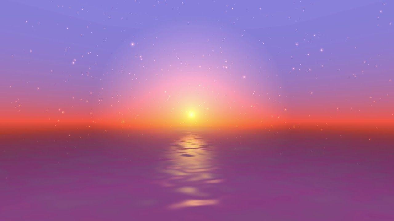 1280x720 4K Relaxing Kawaii Sunset Moving Background #AAVFX #Sea, Desktop