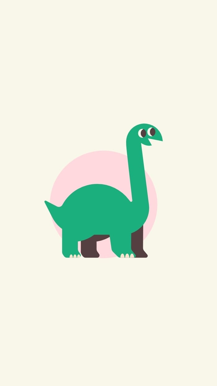 700x1250 Free Simple Dinosaur Mobile Wallpaper, Phone