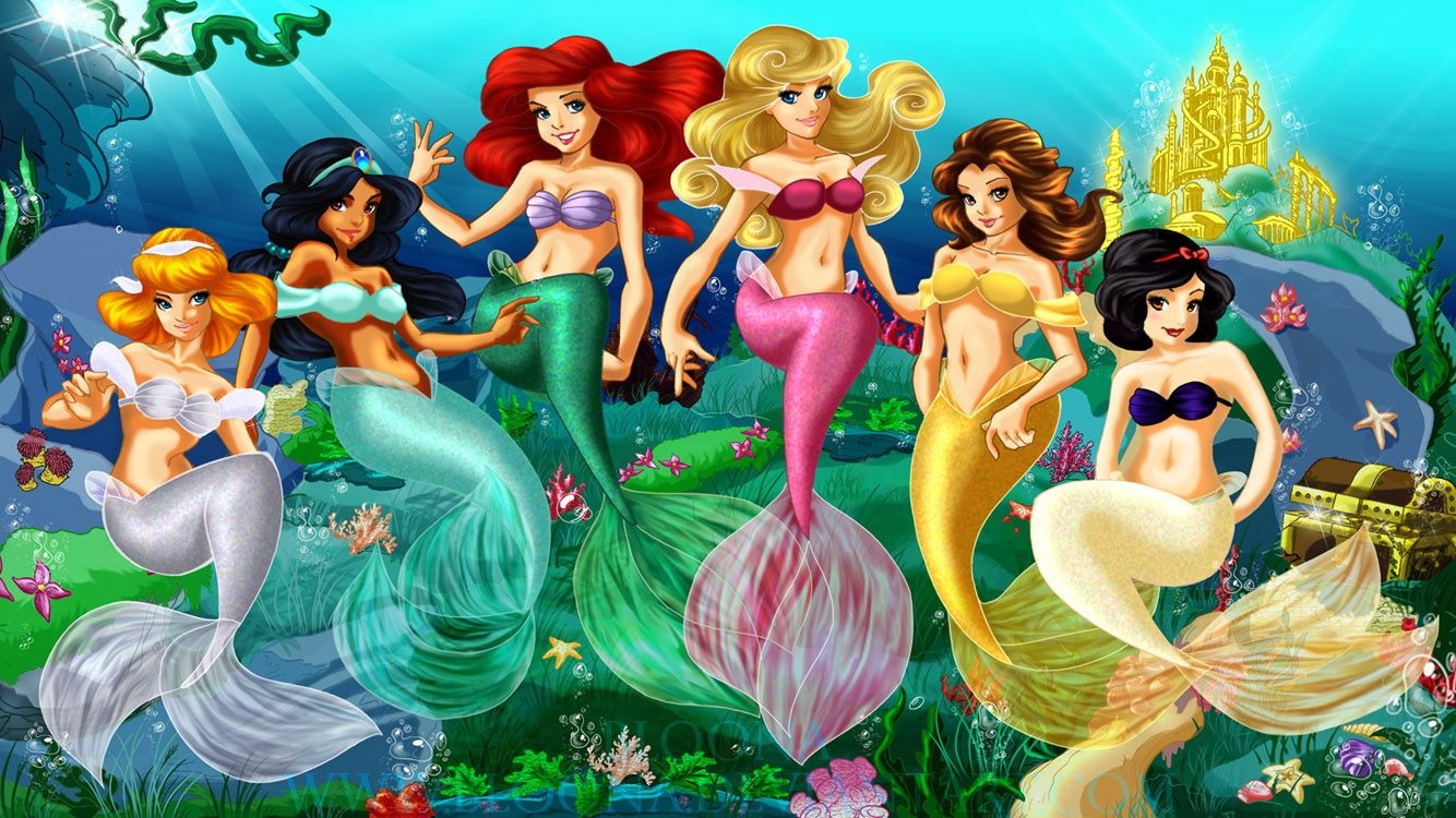 1340x750 The Little Mermaid, Desktop