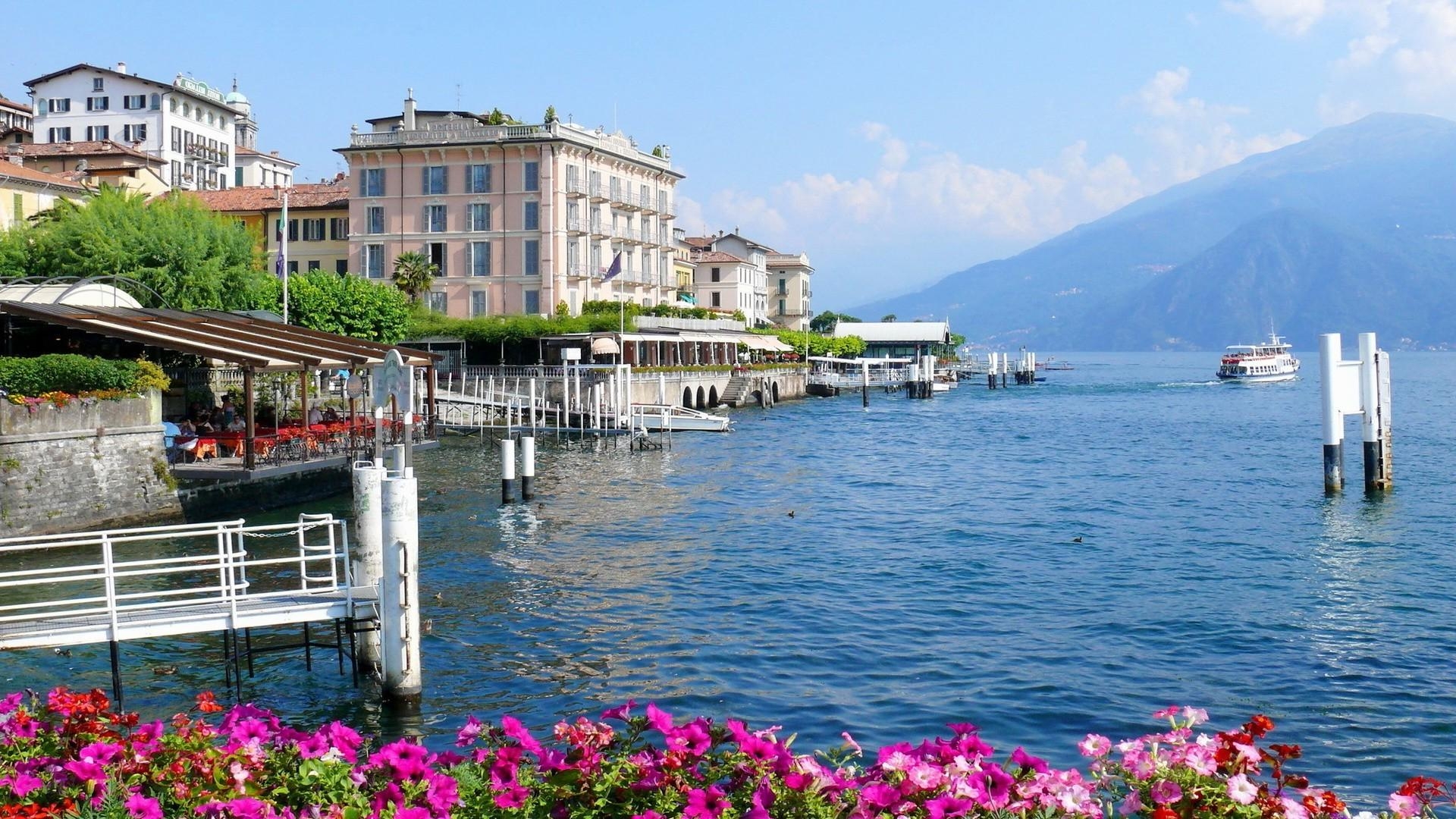 1920x1080 Wallpaper,  px, Bellagio, Lake Como, landscape, Desktop