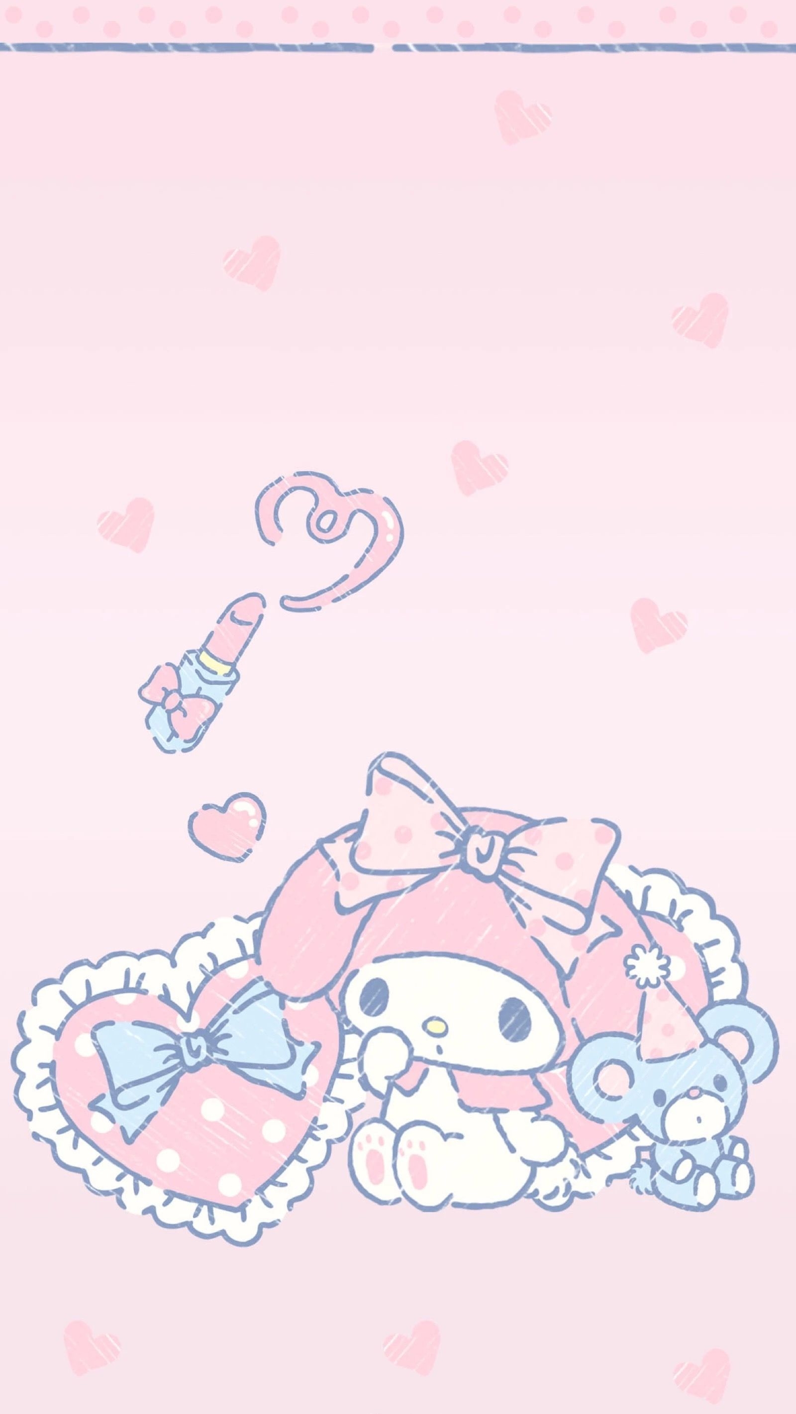 1600x2850 My Melody, Kawaii Cute, Hello Kitty, Sweet, Cute Wallpaper, HD Wallpaper, Phone