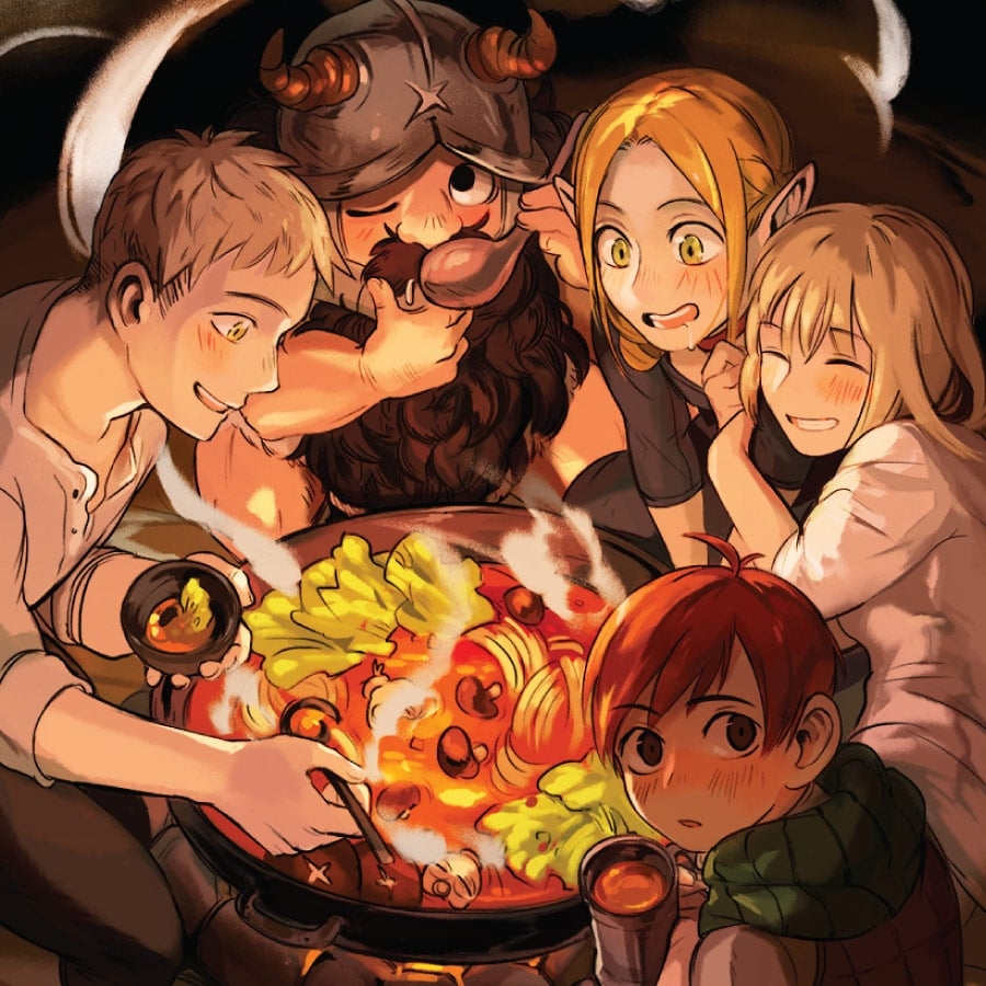 900x900 Delicious in Dungeon, Phone