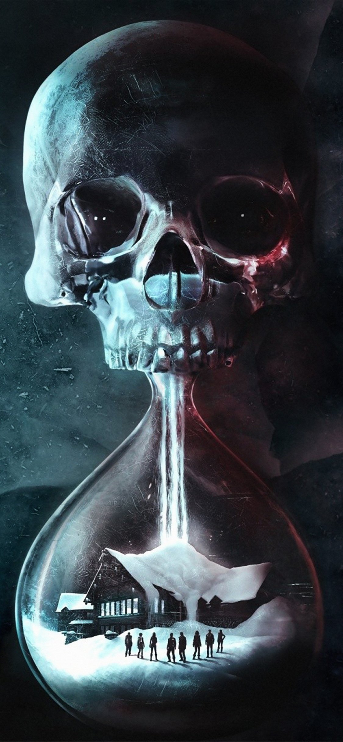 1130x2440 iPhone 8 wallpaper. skull dark dead, Phone