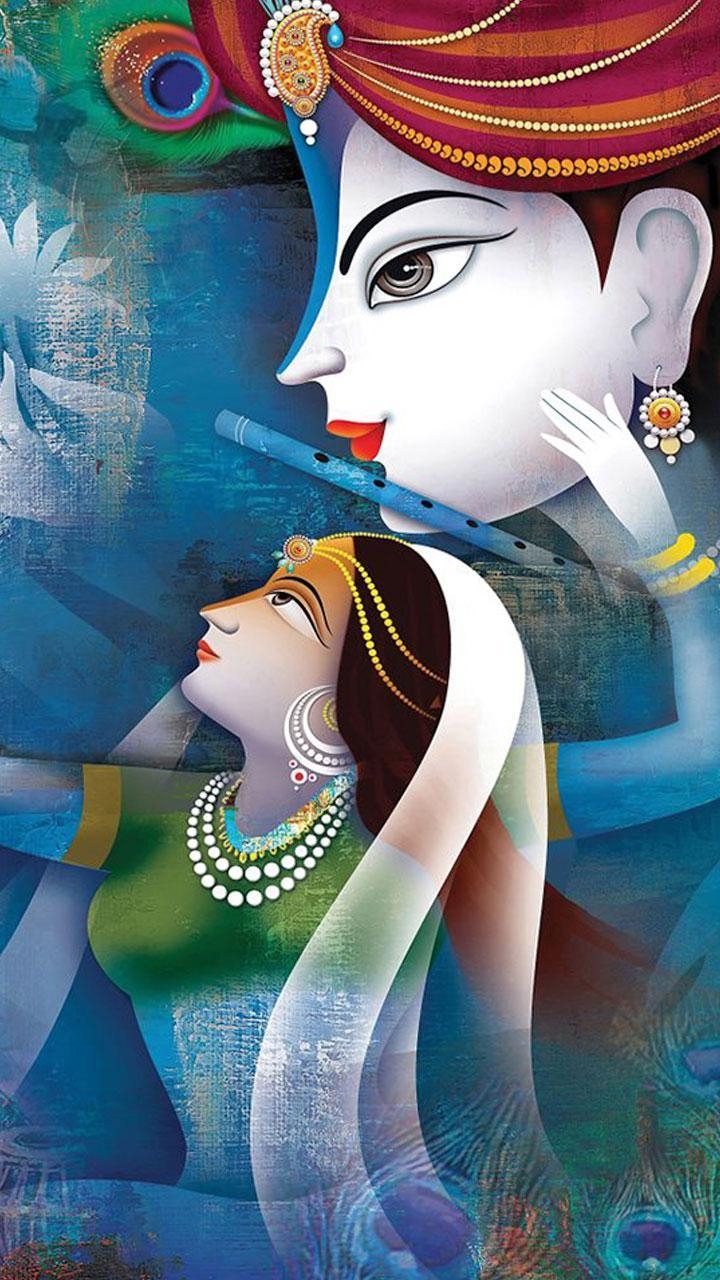 720x1280 Radha Krishna Wallpaper for Android, Phone