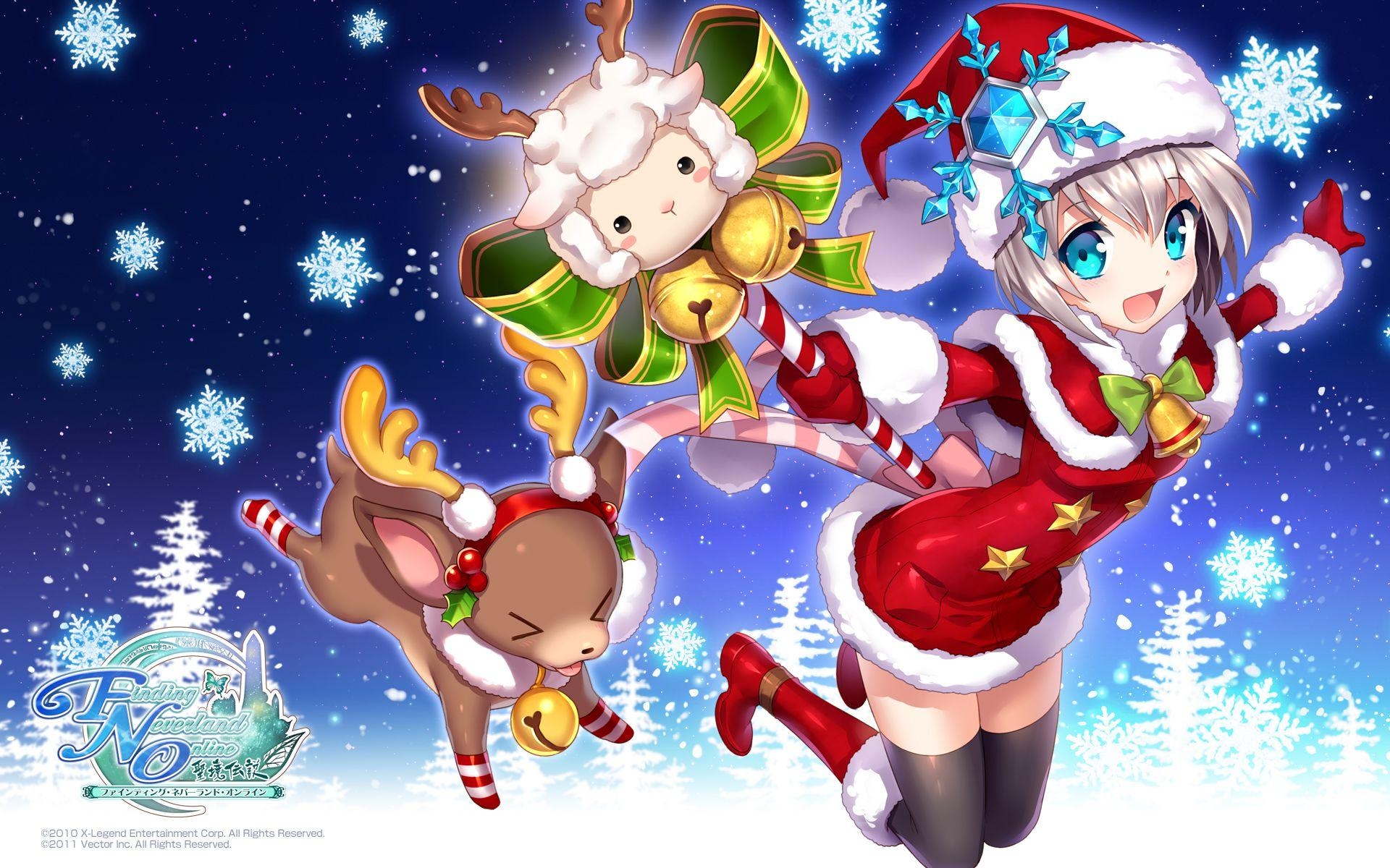 1920x1200 Christmas Anime (1920×1200). Anime Christmas, Desktop