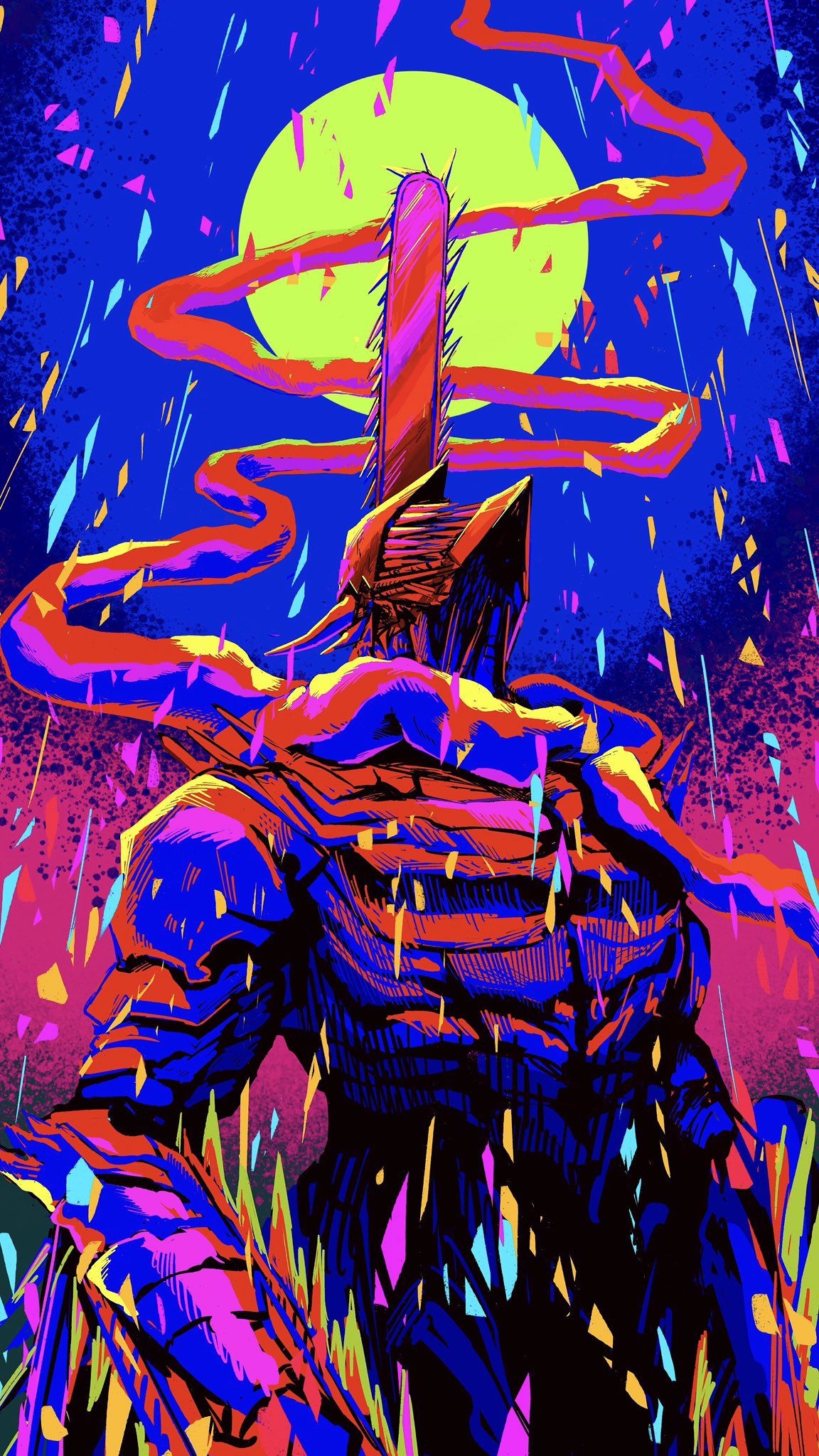 1160x2050 Chainsaw Man ideas. chainsaw, anime wallpaper, manga art, Phone