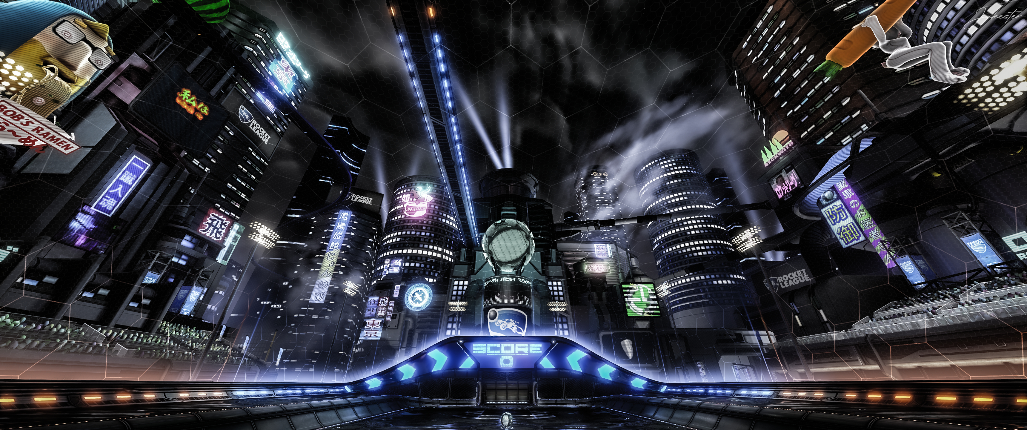 3440x1440 Neo Tokyo Wallpaper (), Dual Screen