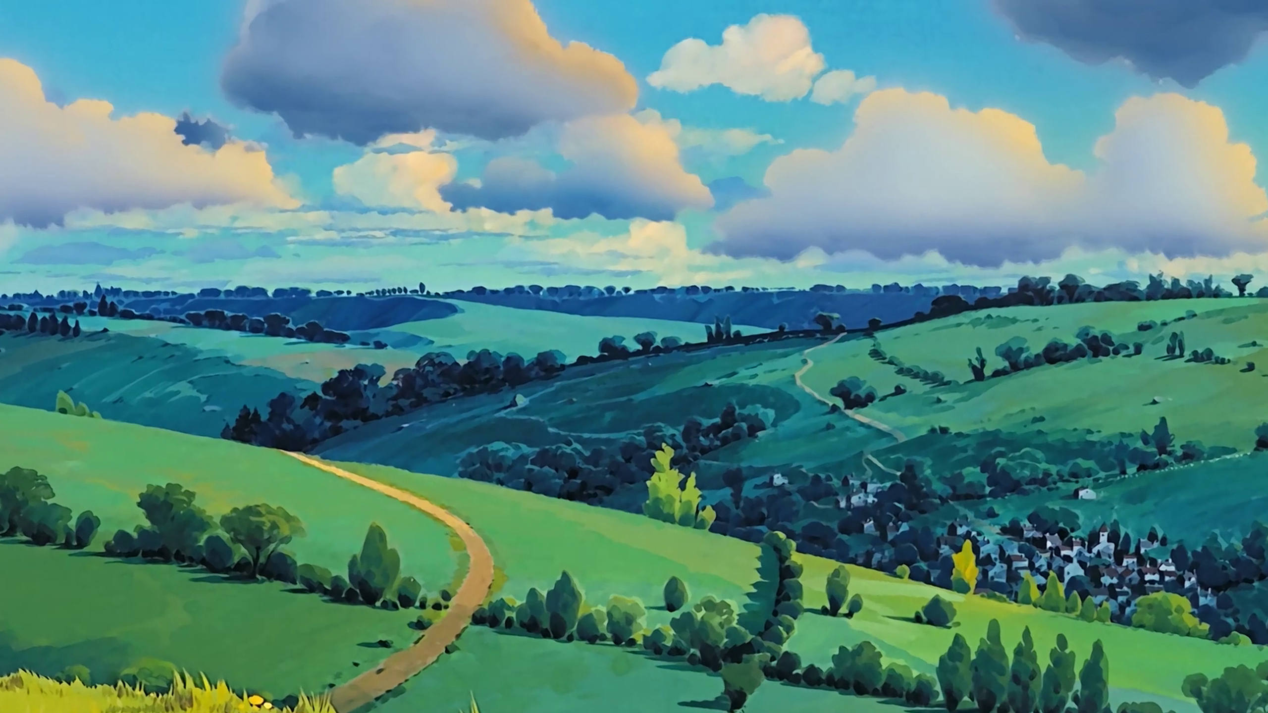 2560x1440 Scenery Studio Ghibli Wallpaper, Desktop