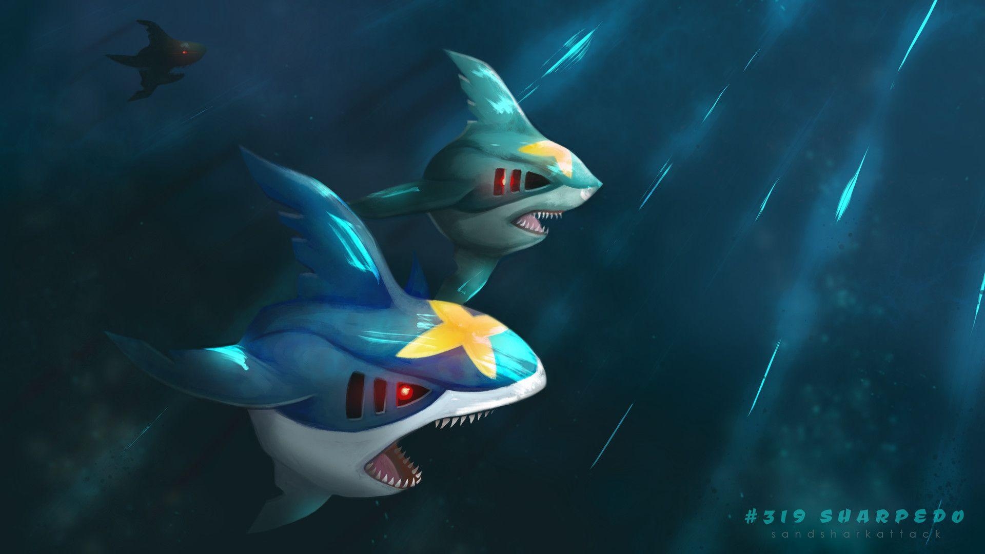 1920x1080 Day 19 Sharpedo, Cassandra Trissler, Desktop