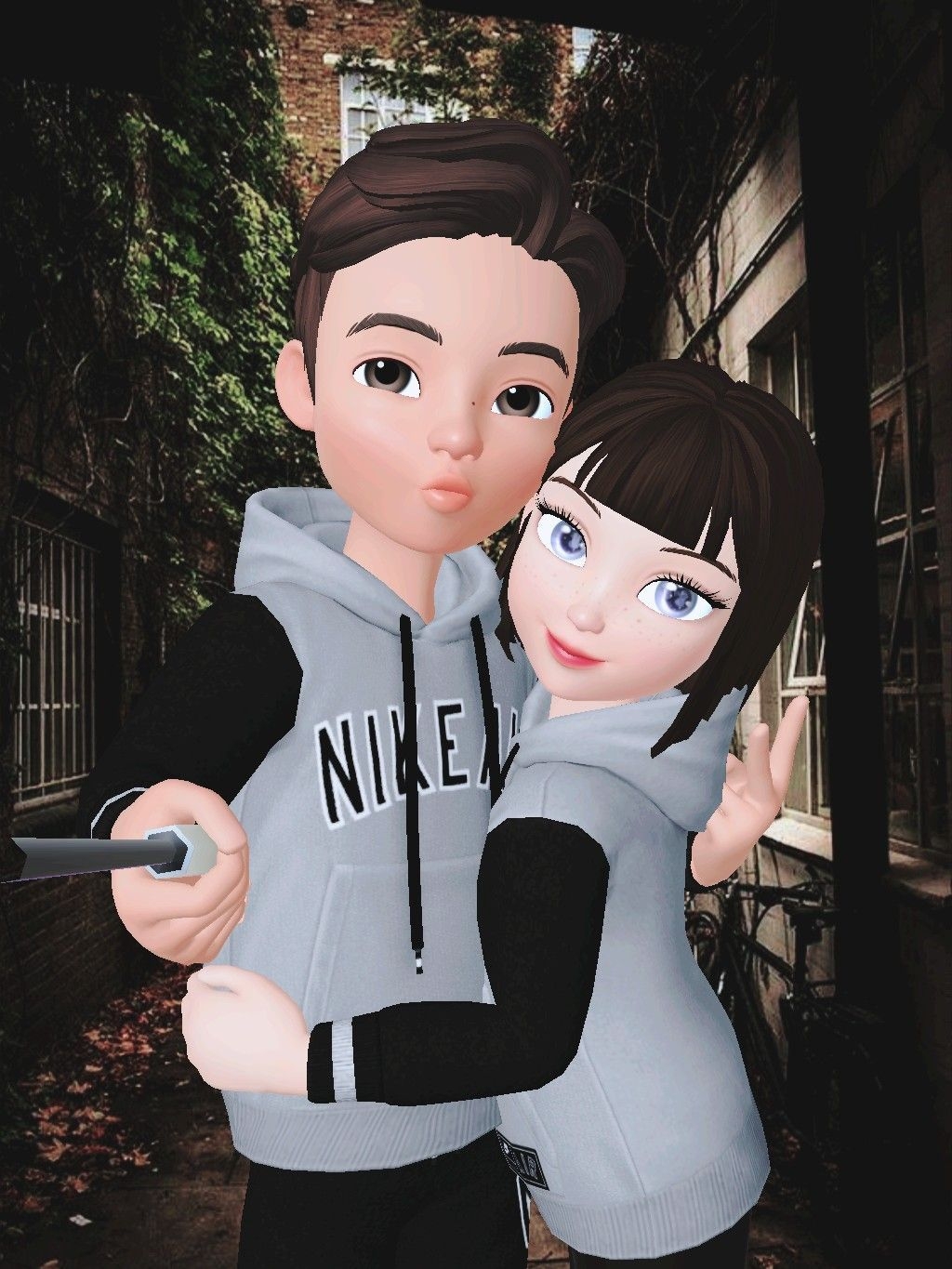 1030x1370 Zepeto pareja. Cute couple wallpaper, Cute love cartoons, Couple cartoon, Phone