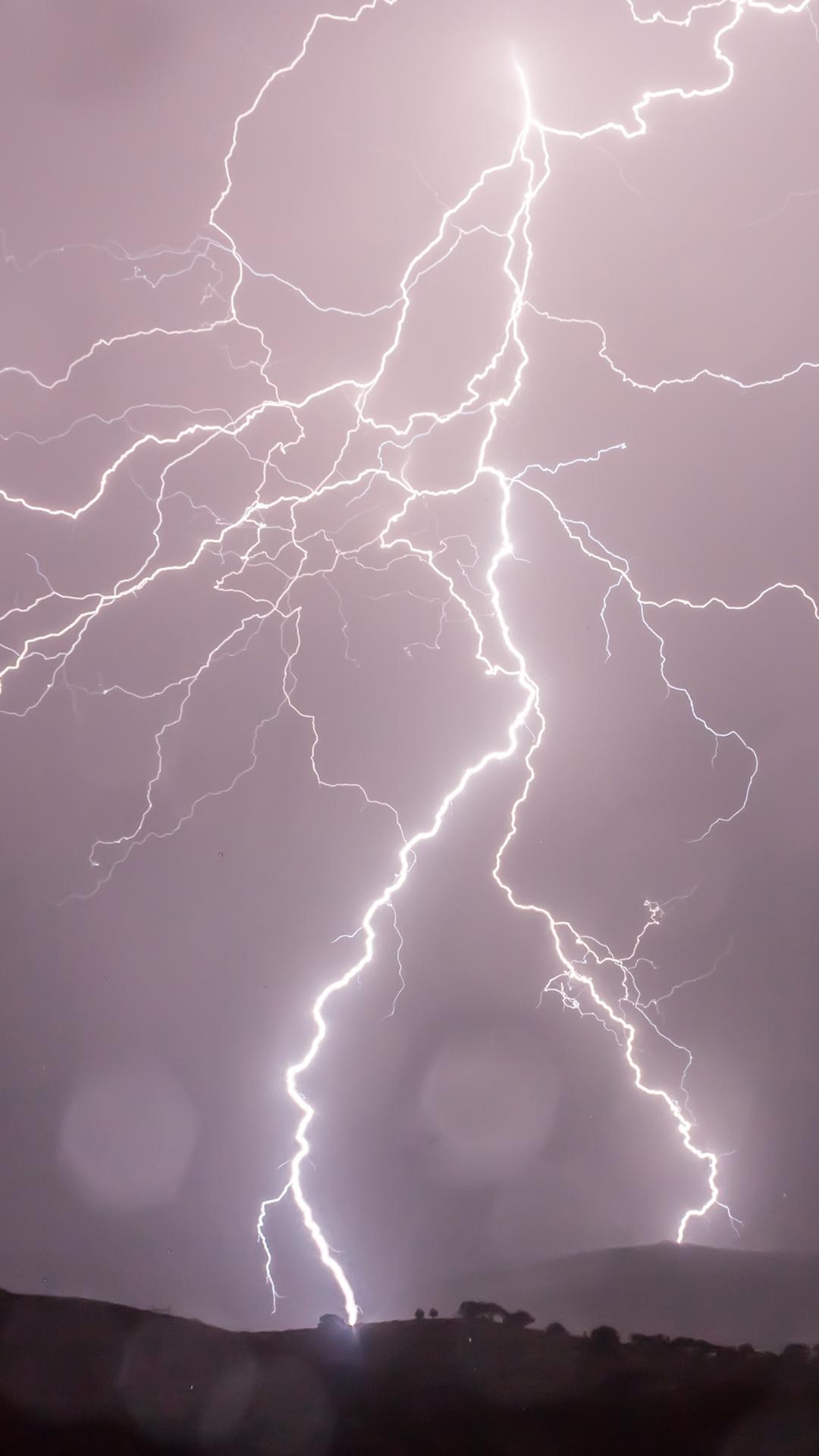 1080x1920 Lightning Strikes HD Android Wallpaper, Phone