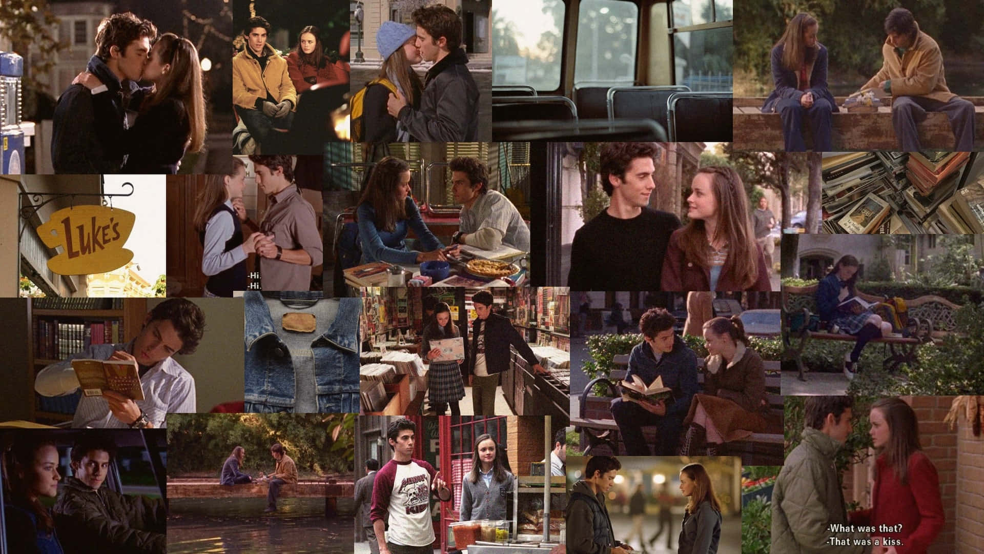 1920x1080 Gilmore Girls Moments Collage Wallpaper, Desktop