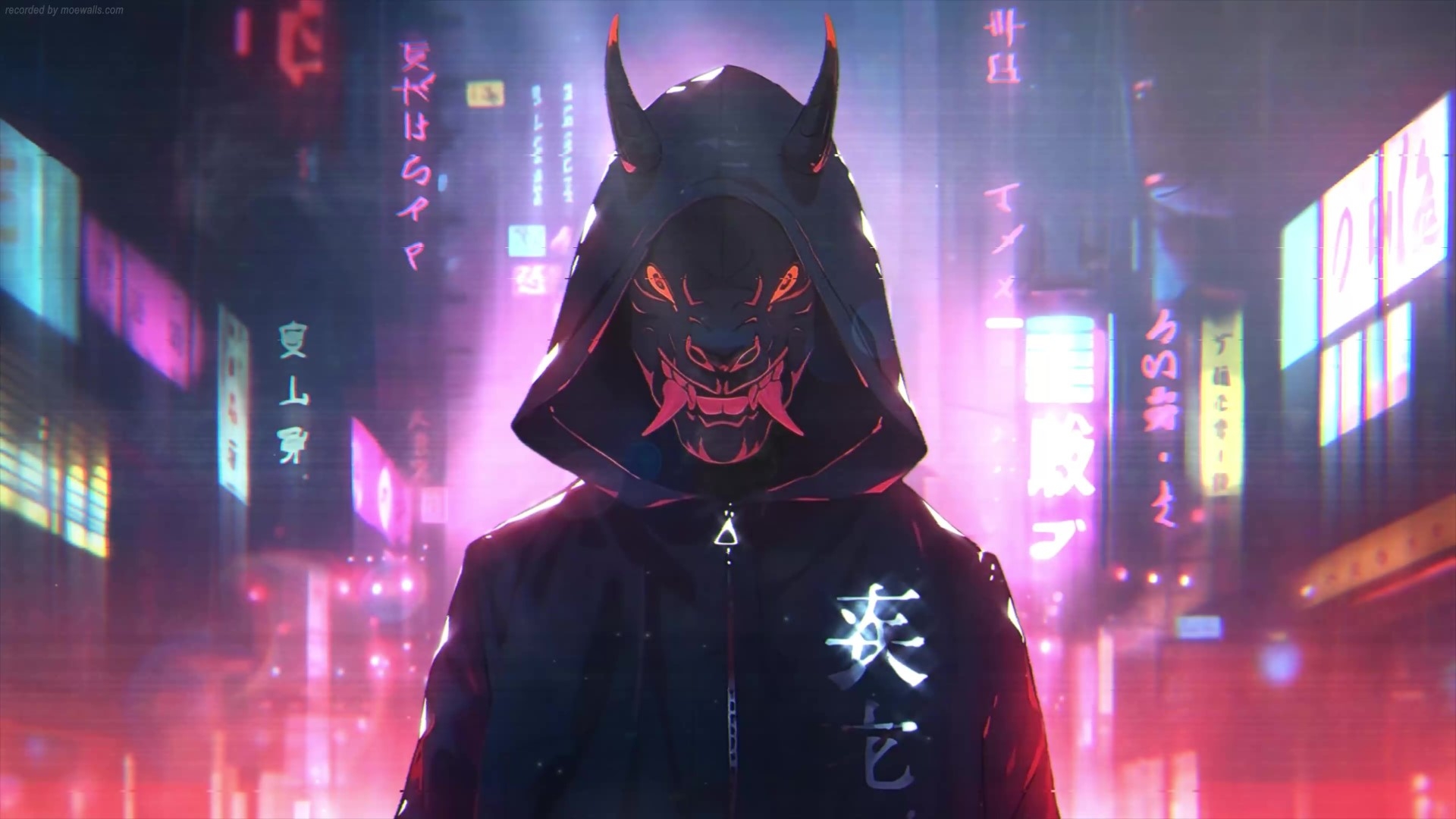 1920x1080 Oni Mask Live Wallpaper, Animated, Desktop