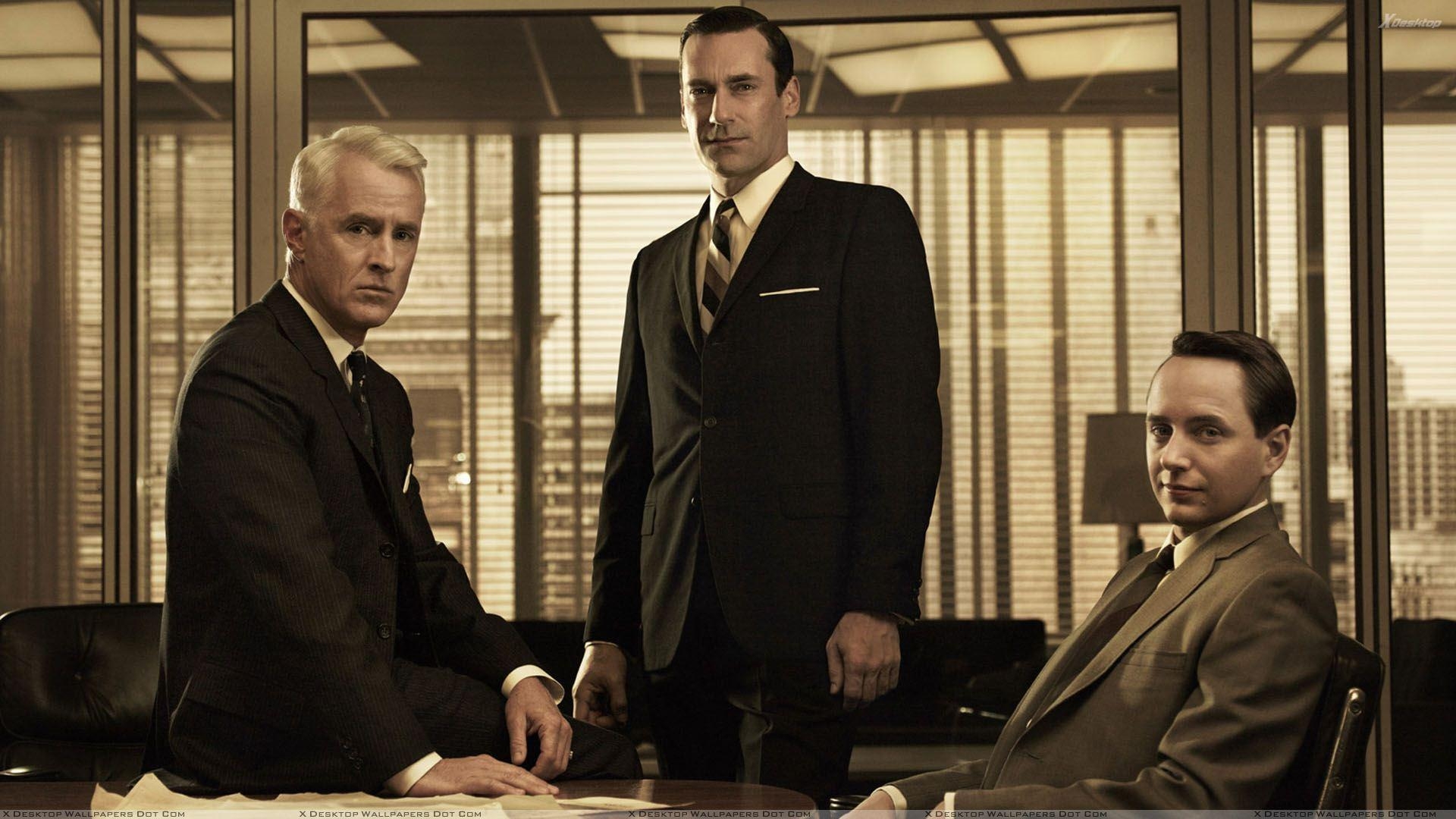 1920x1080 Mad Men Jon Hamm, Vincent Kartheiser & nd John Slattery Wallpaper, Desktop