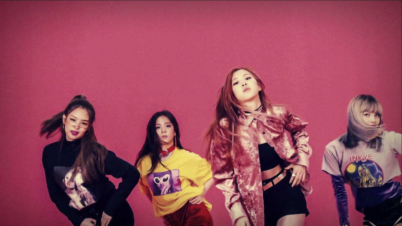 1370x770 Free download BLACKPINK Pc Wallpaper Whistle MV kpop, Desktop